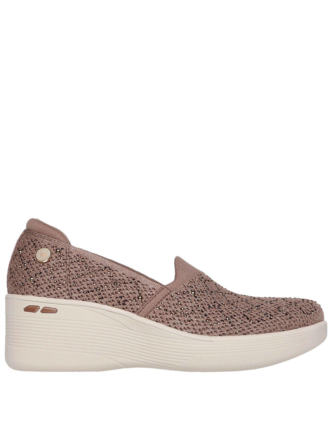 front image of skechers-pier-lite-my-reflection