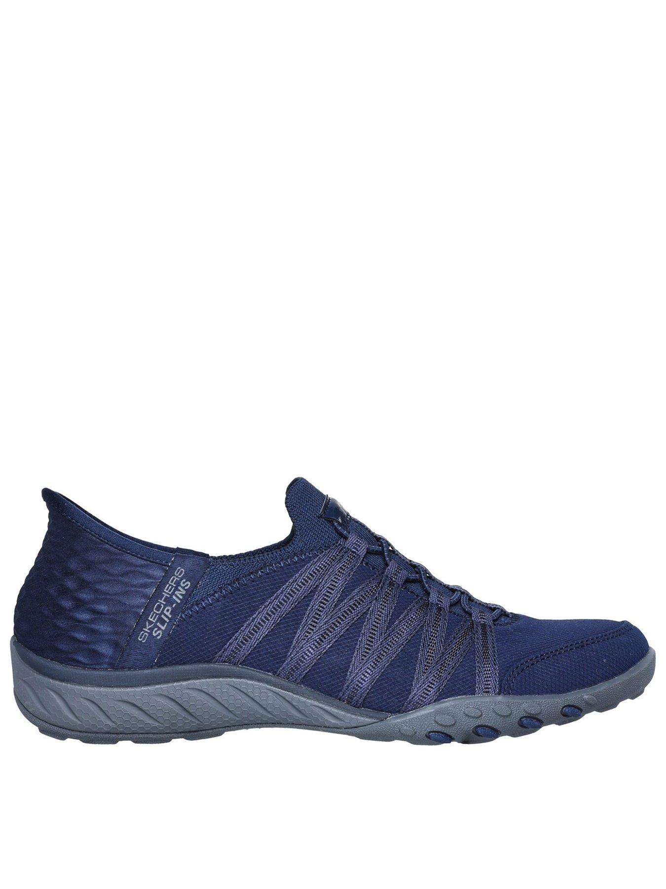 Skechers Breathe-easy Roll-with-me - Navy