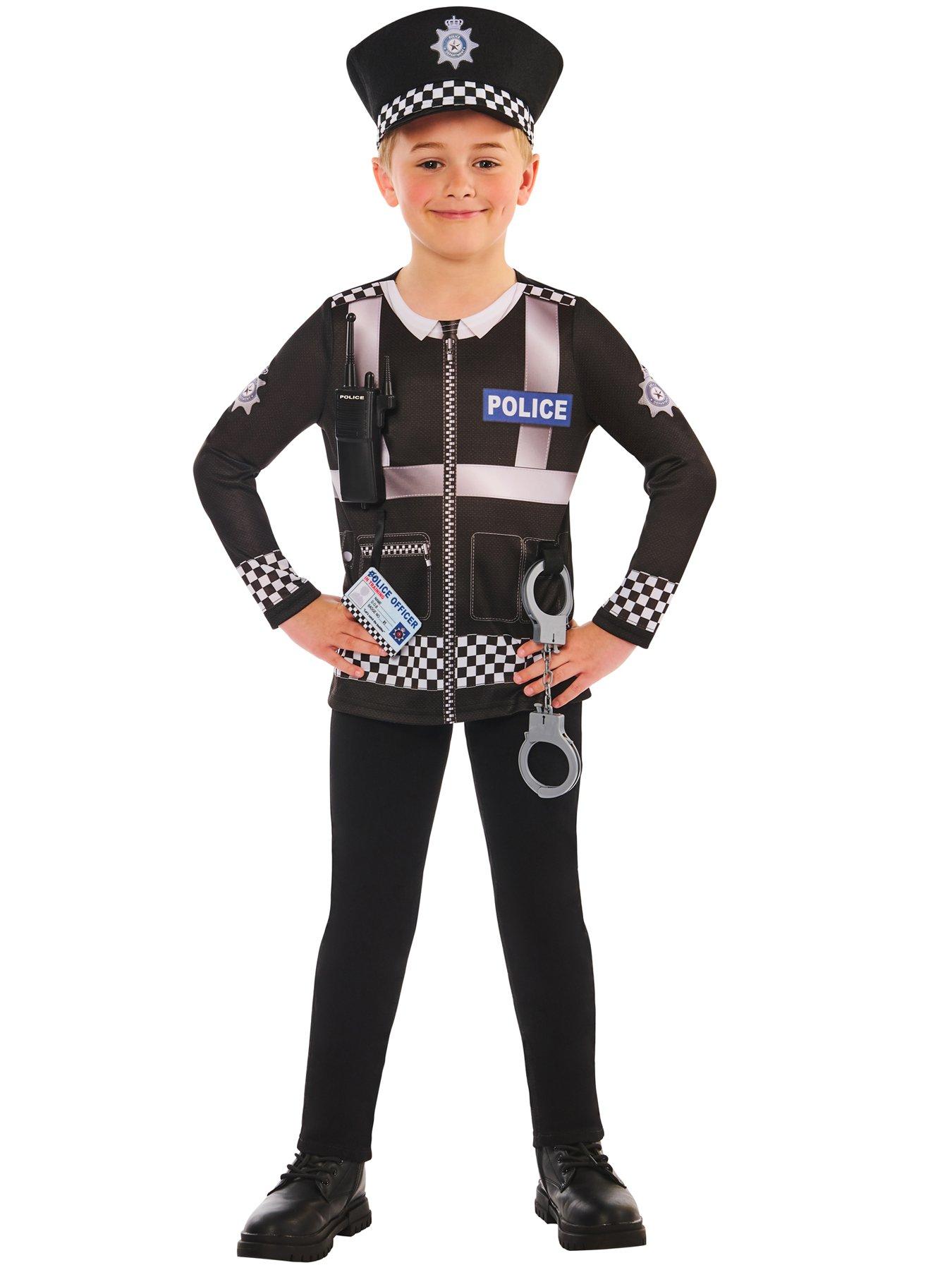 front image of police-set-child-costume