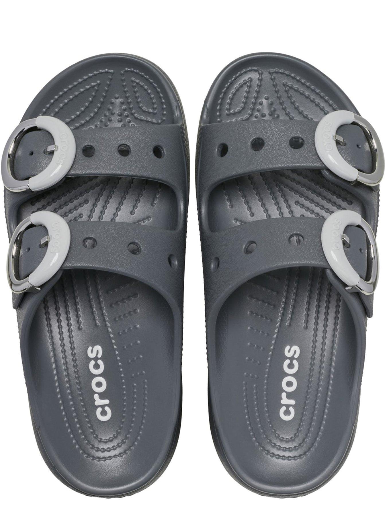  image of crocs-saturday-platform-buckle-carbon