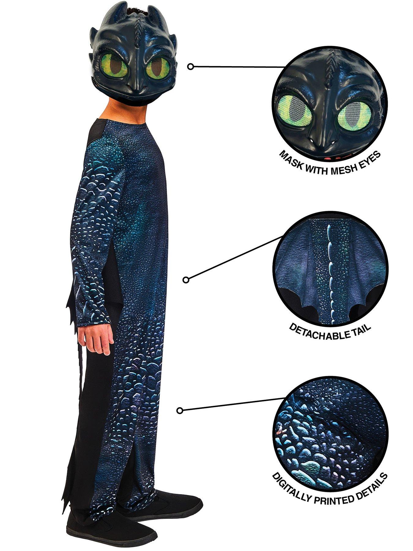 Image 3 of 7 of How to Train Your Dragon Toothless Child Costume
