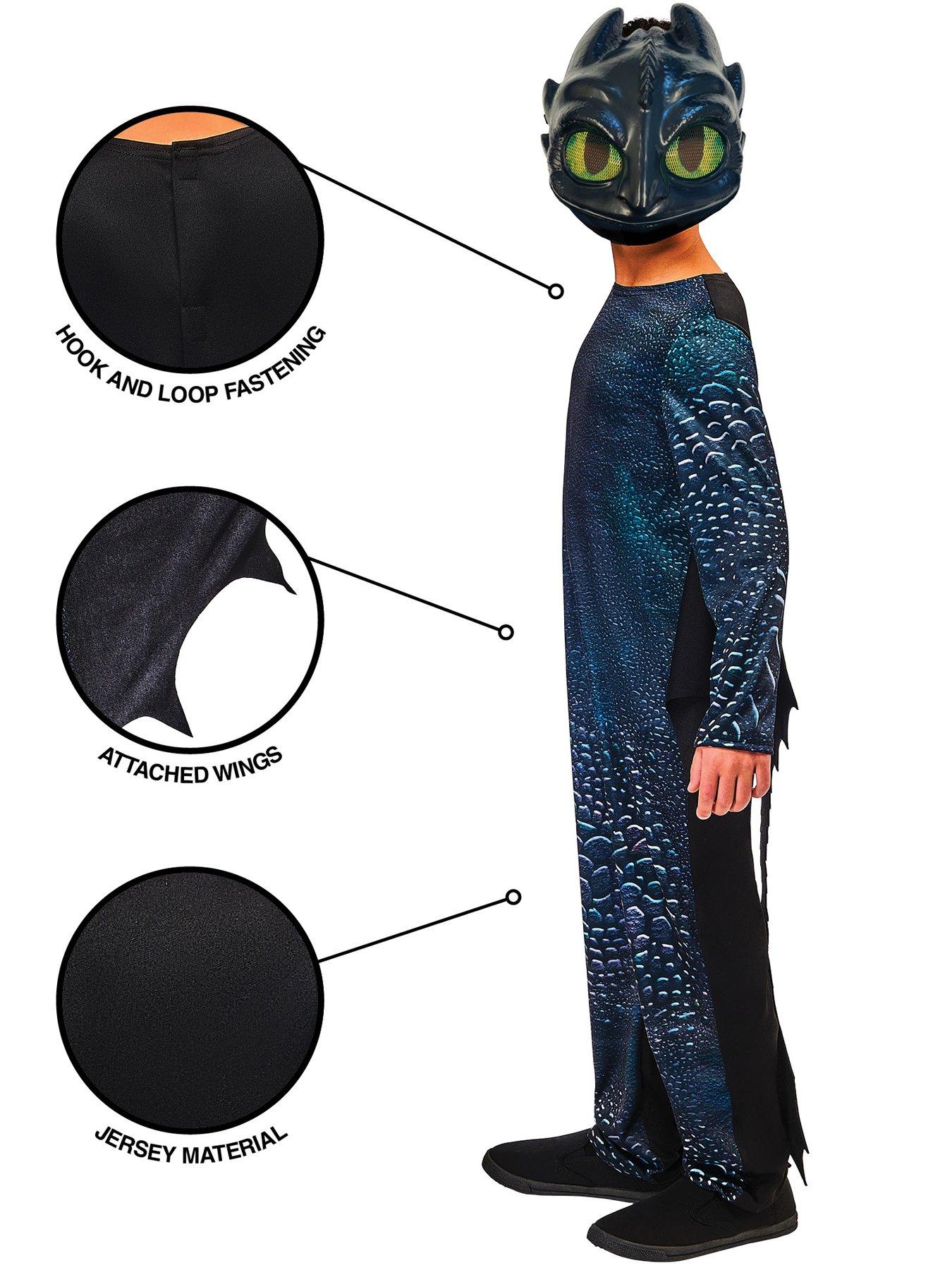 Image 4 of 7 of How to Train Your Dragon Toothless Child Costume