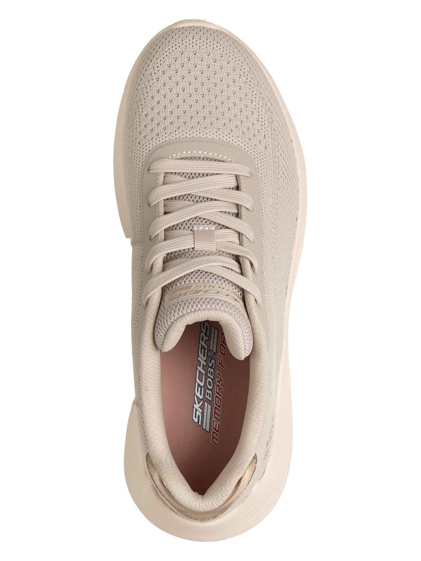 Image 4 of 5 of Skechers Bobs Squad Waves Current Look - Off White