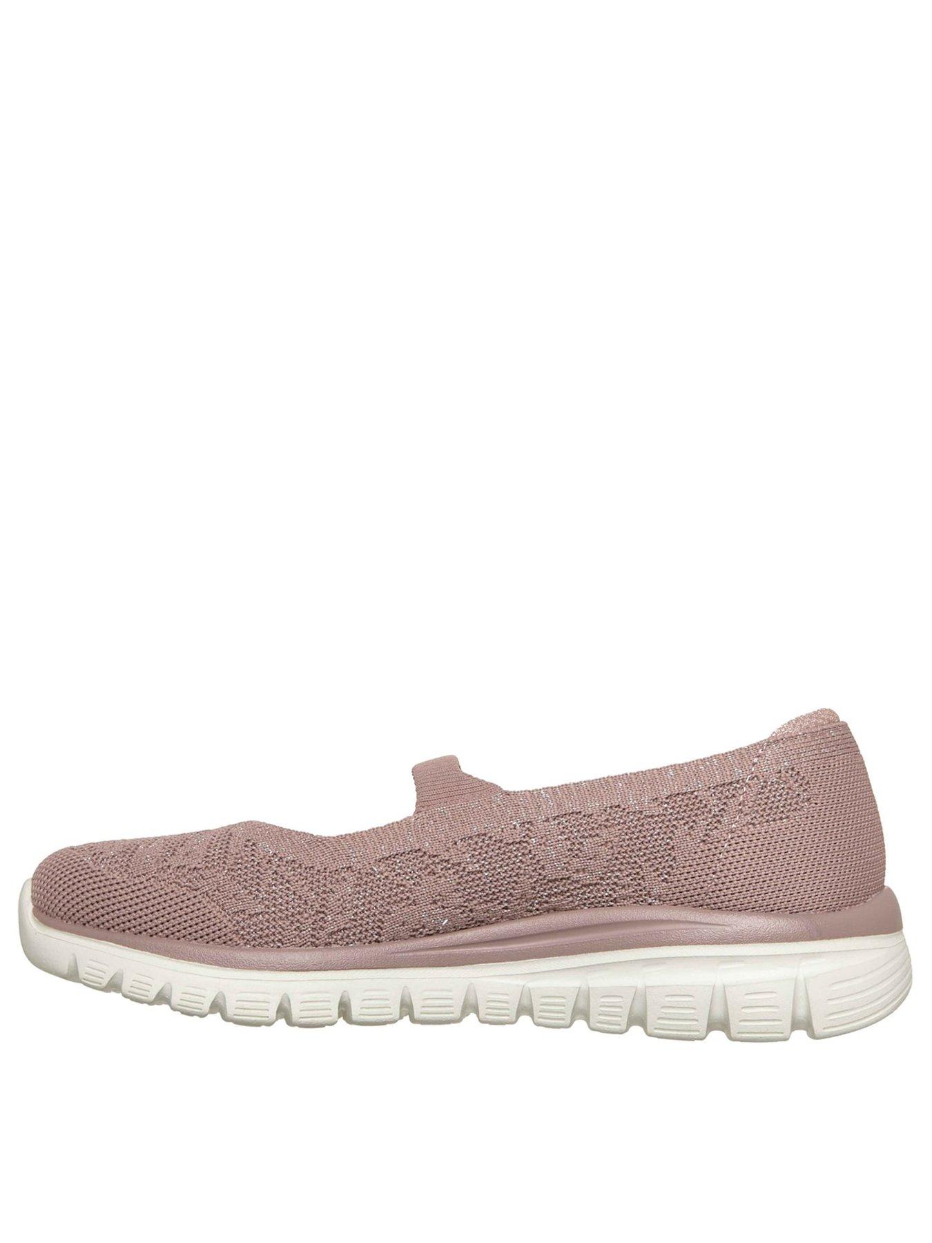  image of skechers-graceful-ballet-flat-trainers--pink