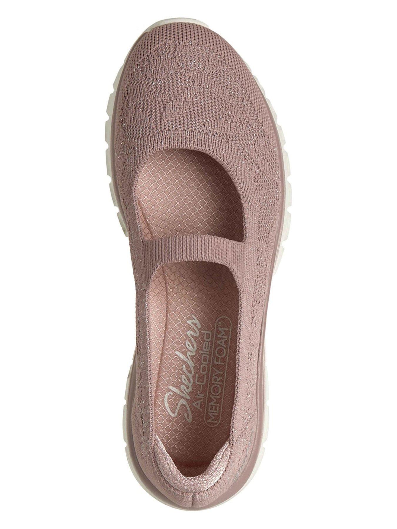  image of skechers-graceful-ballet-flat-trainers--pink
