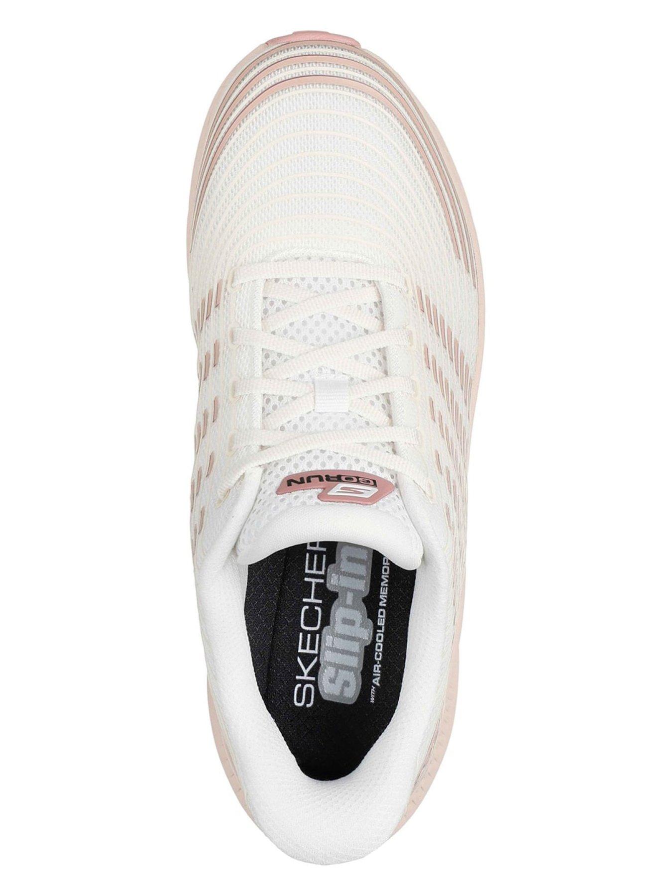  image of skechers-go-run-consistent-20-senna-white-pink