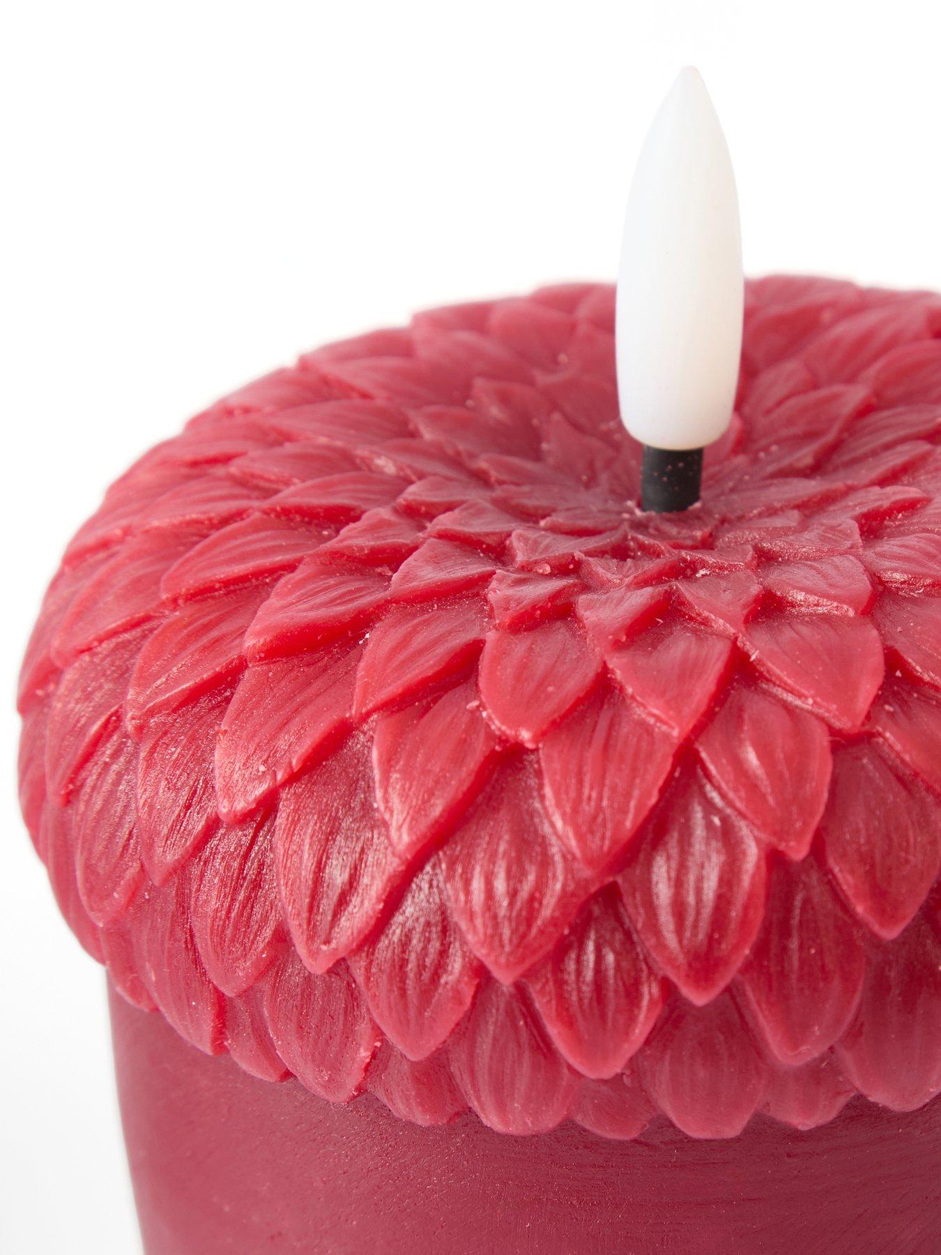 Image 5 of 6 of The Very Collection Set Of 3 Acorn LED Candle Light Autumn Decorations