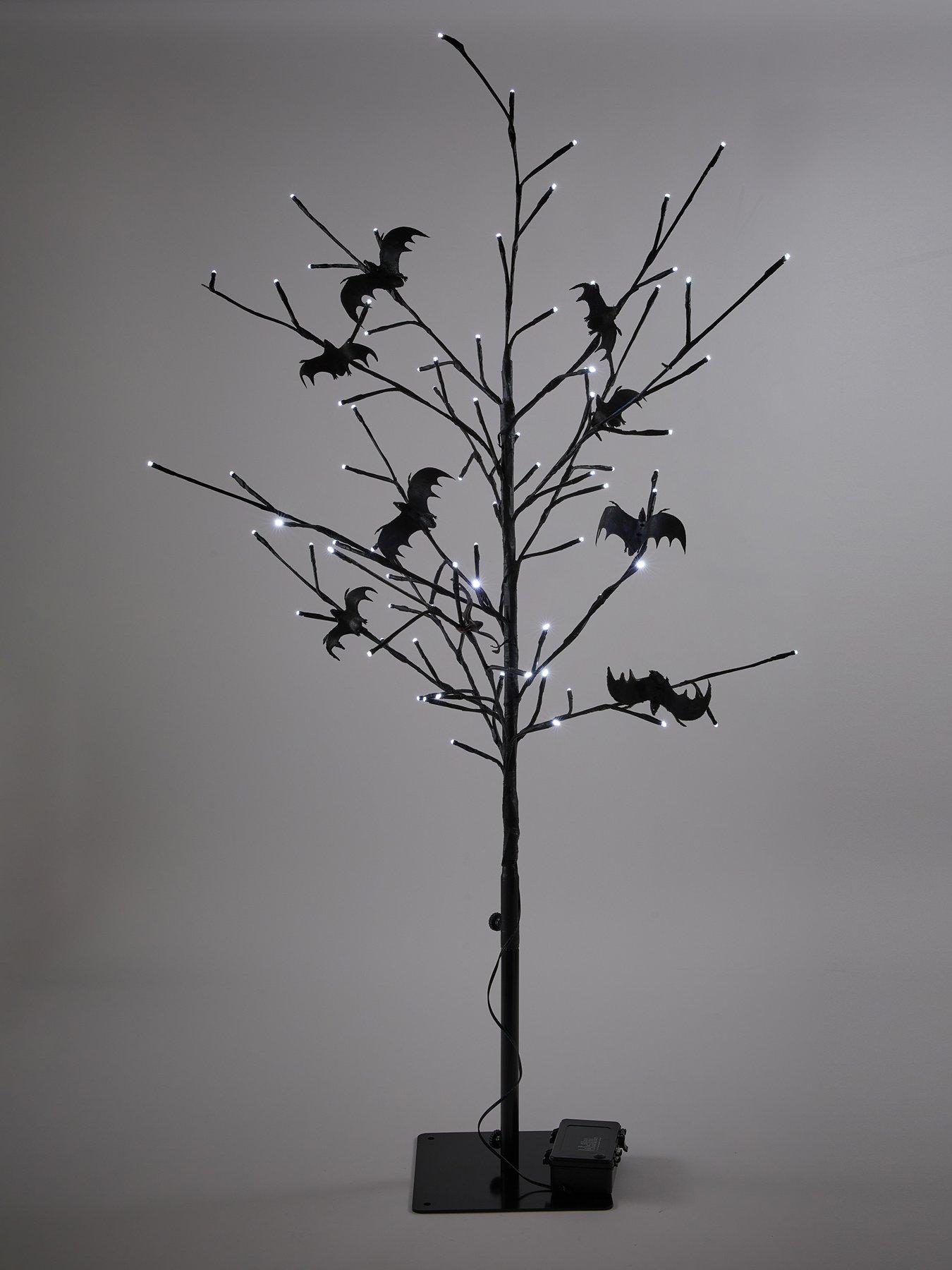 Image 3 of 6 of The Very Collection Pre Lit Bat Halloween&nbsp;Tree - 120cm