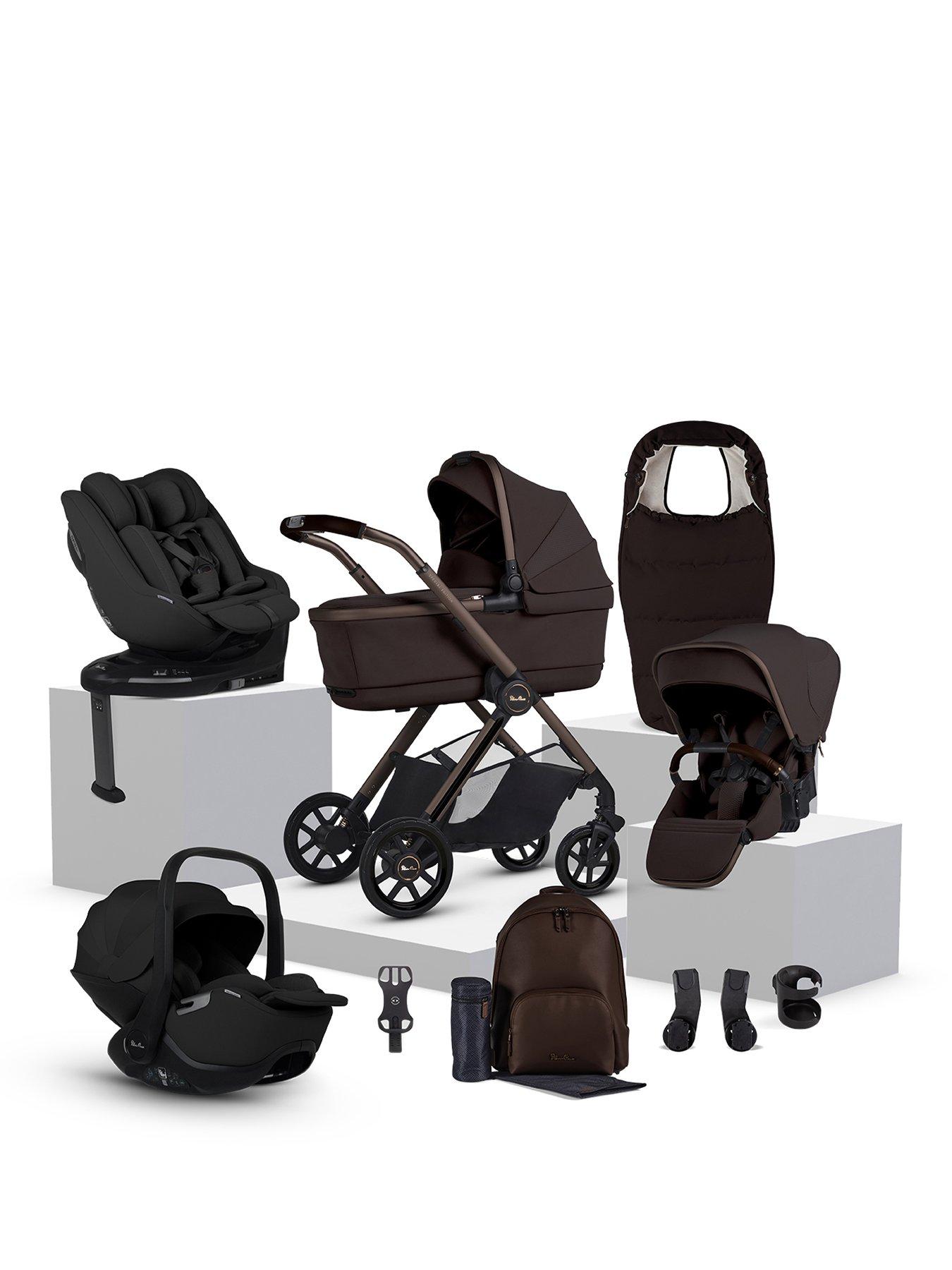 Silver Cross Reef 2 SE Ultimate 360 Family Car Seat Bundle - Ganache