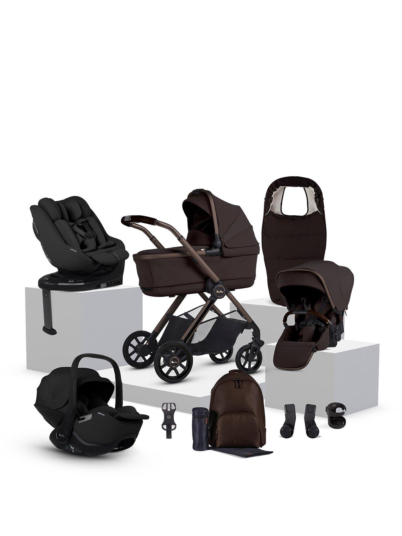 Silver Cross Reef 2 SE Ultimate 360 Family Car Seat Bundle - Ganache