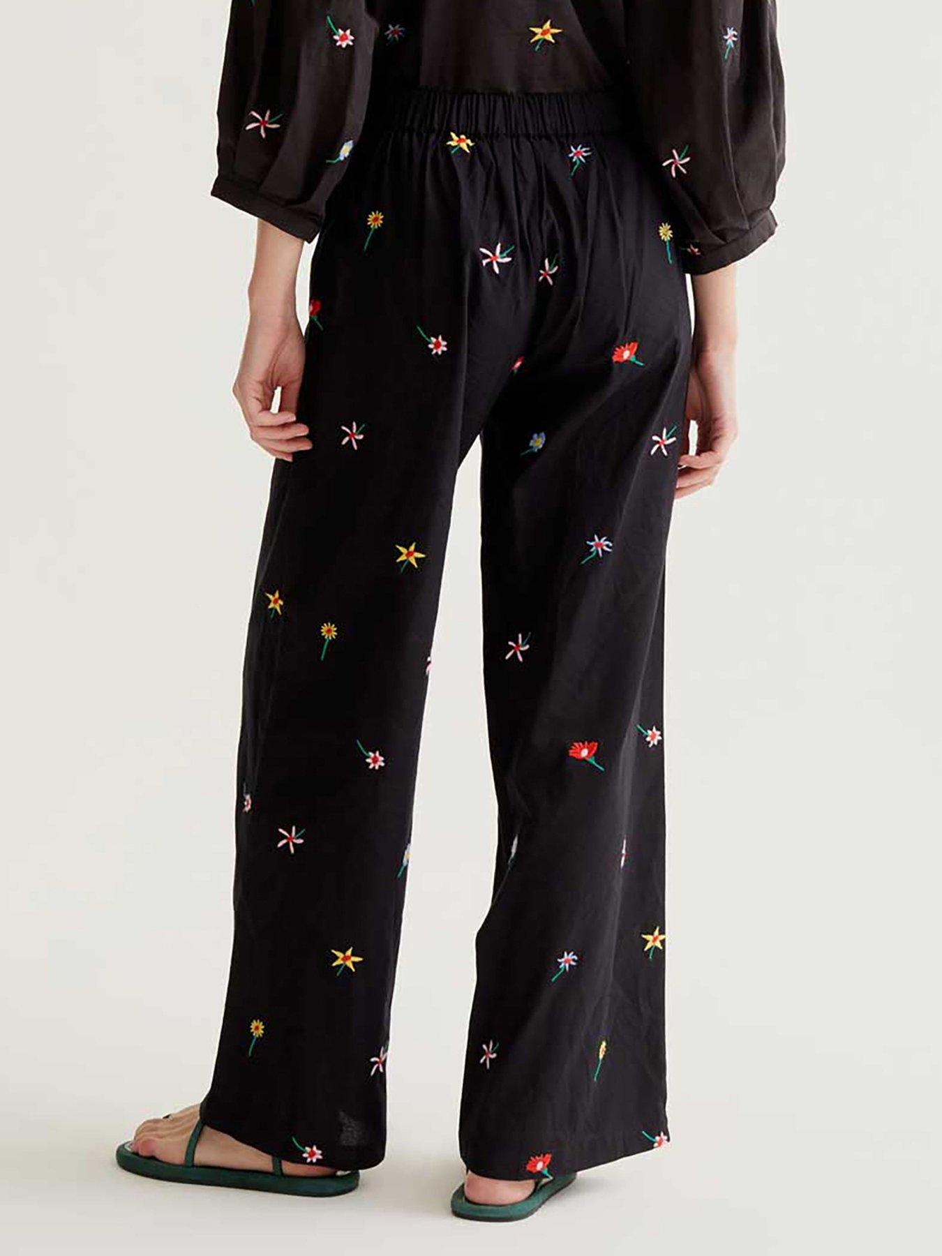 Image 2 of 5 of Compania Fantastica Flowers Trousers