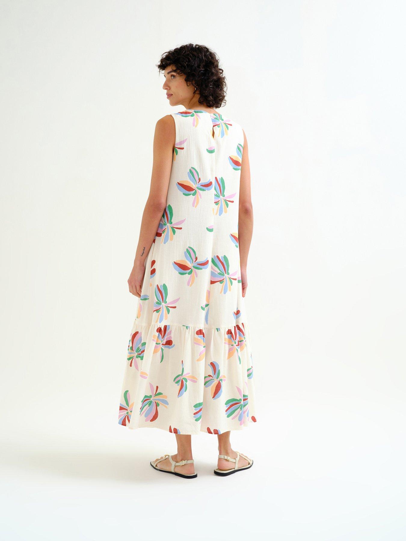 Image 2 of 5 of Compania Fantastica Monarda Long Dress - White