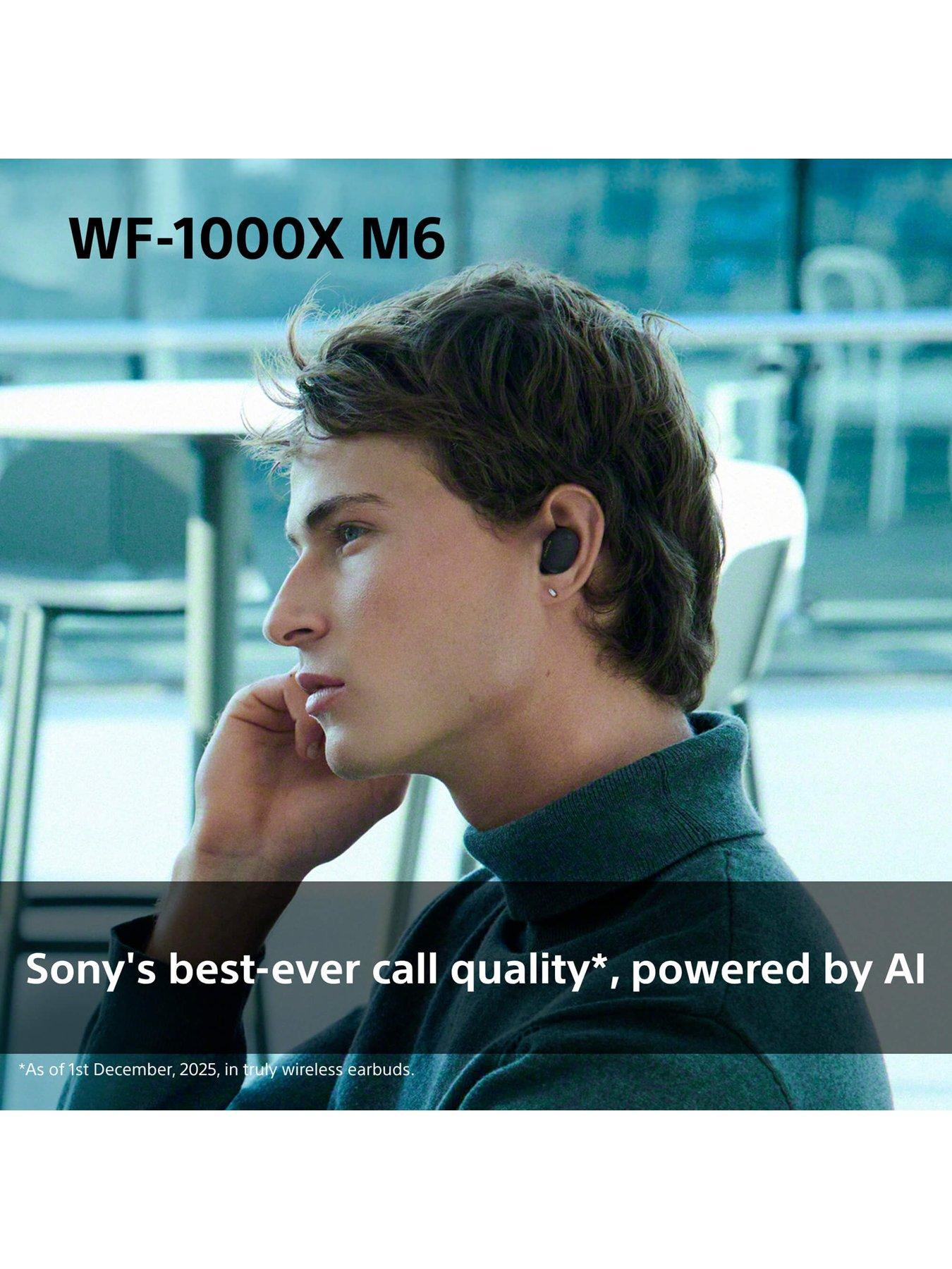 Sony WF1000XM6 Noise Cancelling In-Ear Headphones Black | Littlewoods
