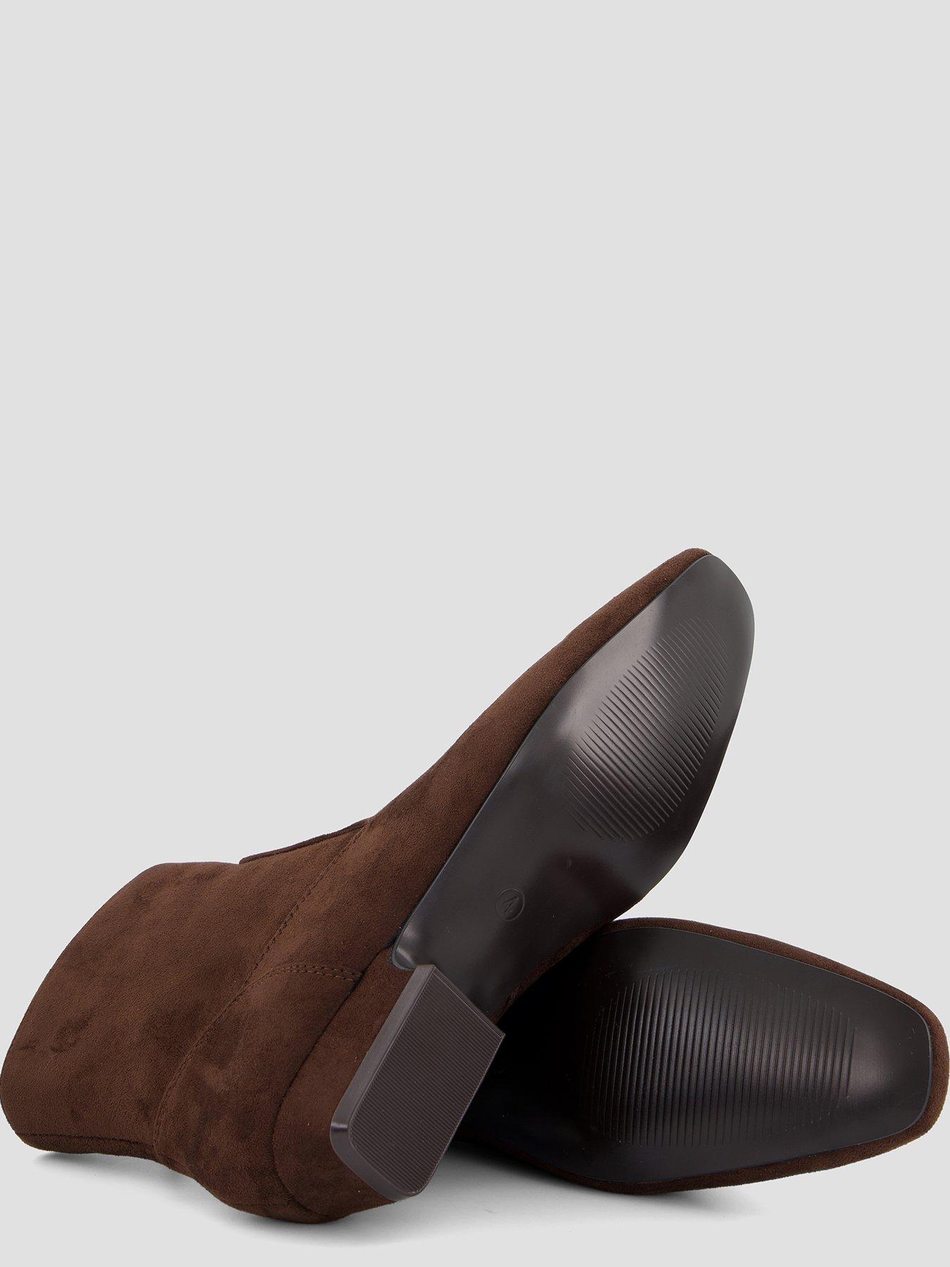 Image 4 of 6 of The Very Collection Chisel Toe Ankle Boot - Brown