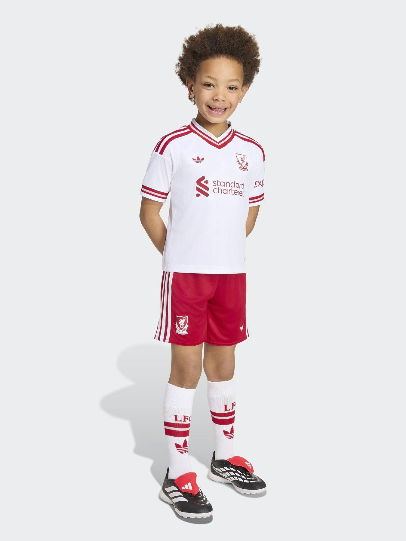 adidas Junior Liverpool Fc 26/27 Away Mini Kit - White