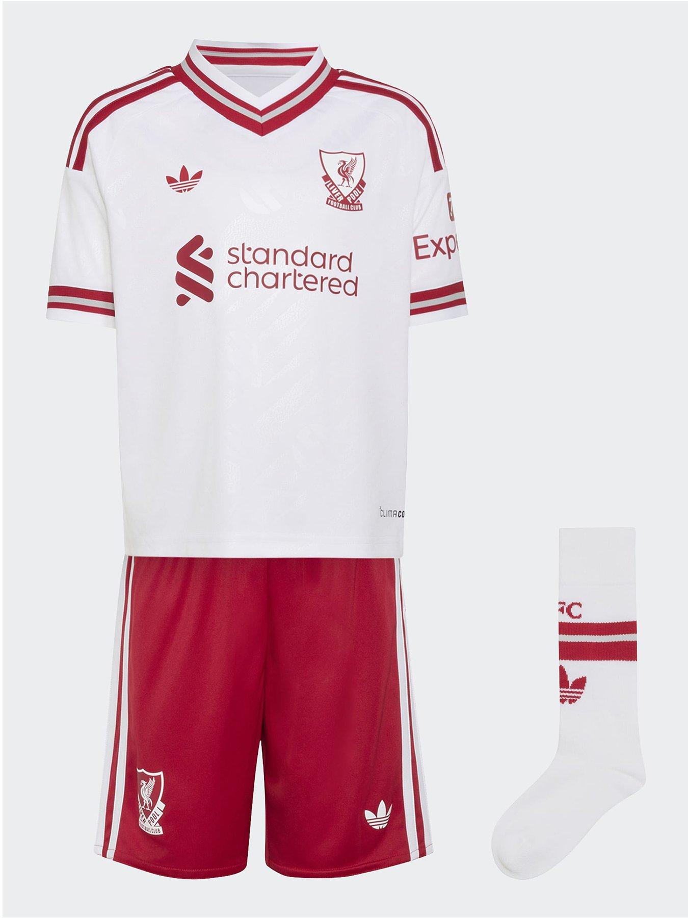 Image 2 of 5 of adidas Junior Liverpool Fc 26/27 Away Mini Kit - White