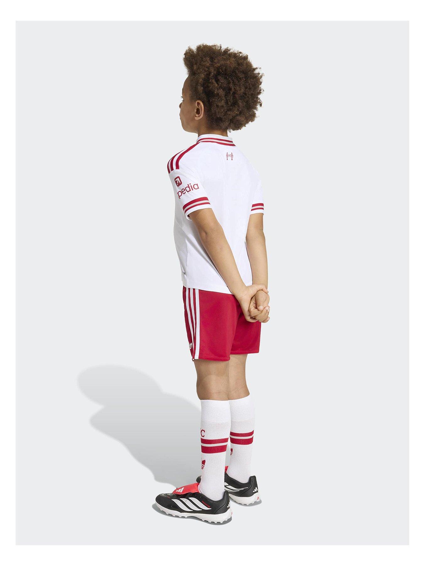 Image 3 of 5 of adidas Junior Liverpool Fc 26/27 Away Mini Kit - White