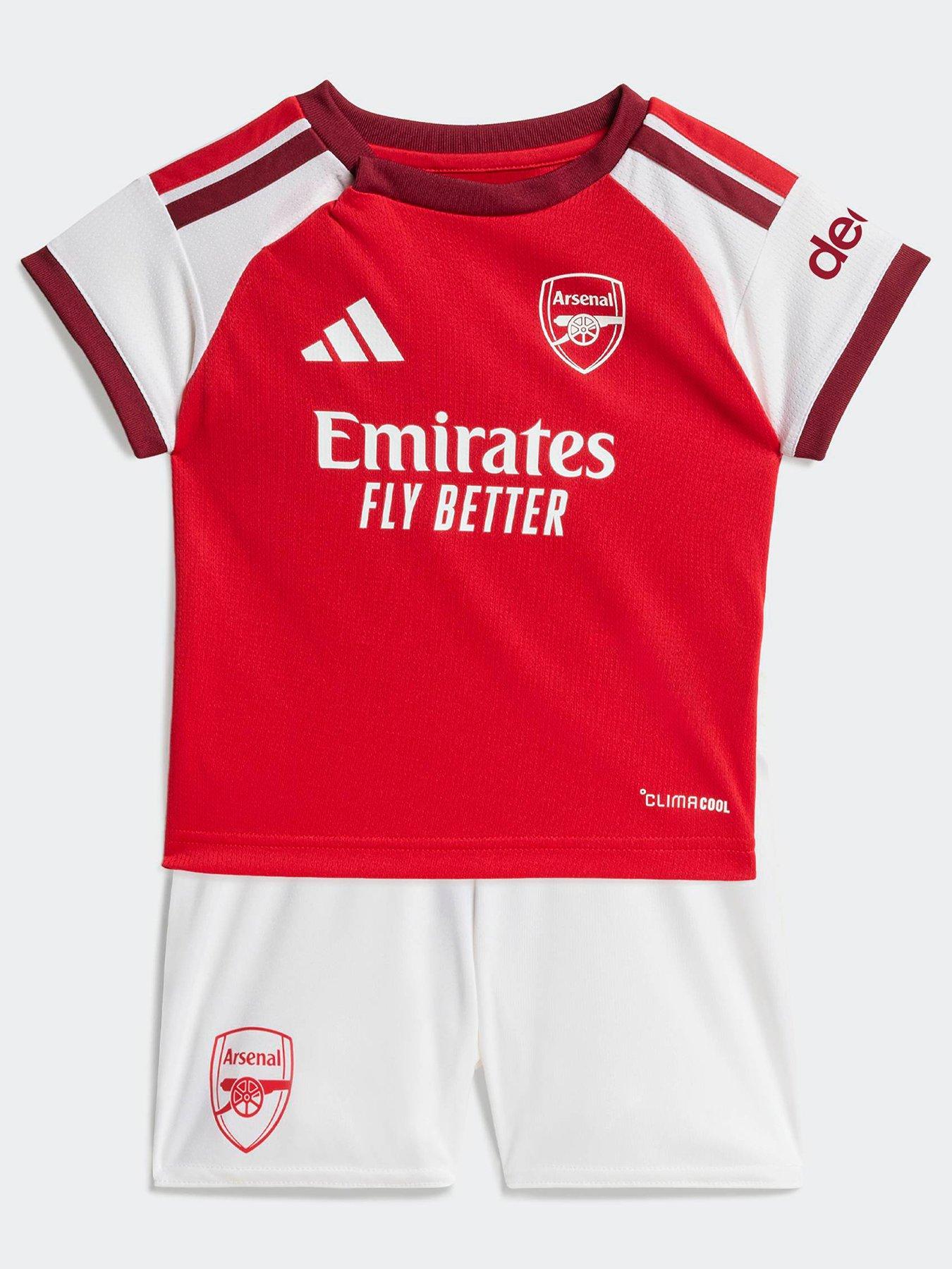 adidas Pre Order Infant Arsenal Fc 26/27 Home Baby Kit - Red