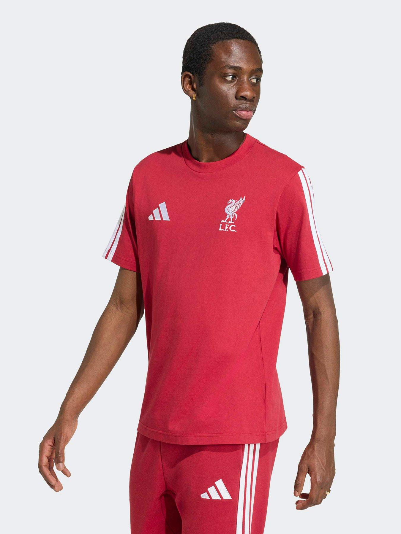 adidas Mens Liverpool FC DNA T-Shirt - Red