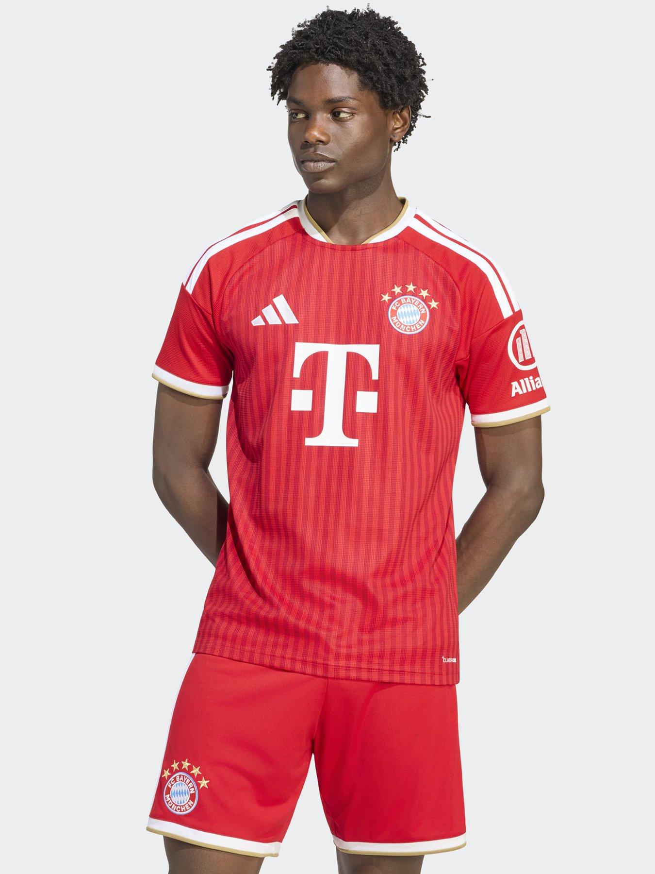 adidas Mens FC Bayern Munich 26/27 Home Stadium Replica Shirt - Red