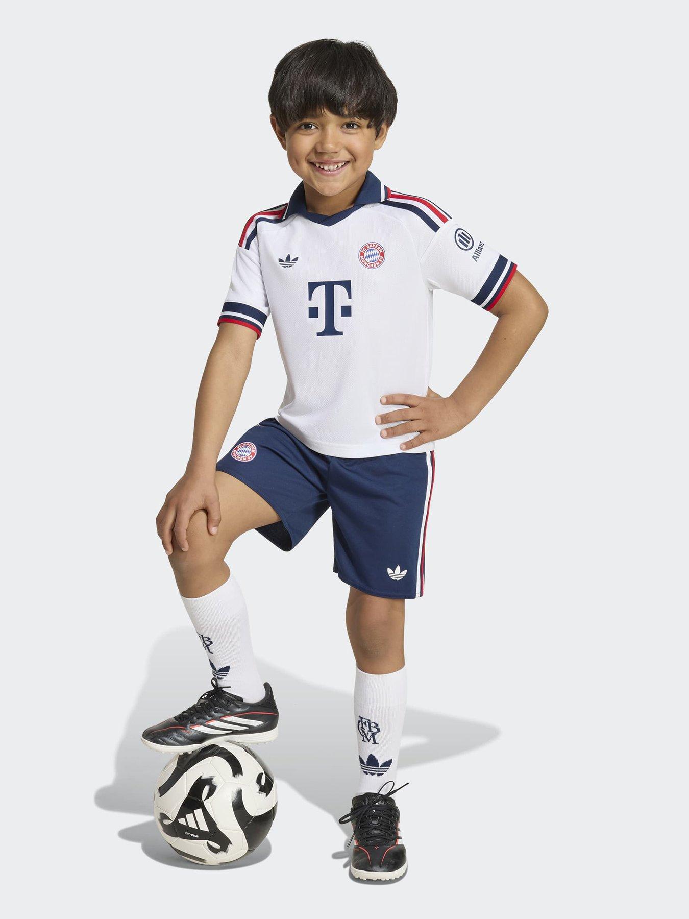 adidas Junior Fc Bayern Munich 26/27 Away Mini Kit - White