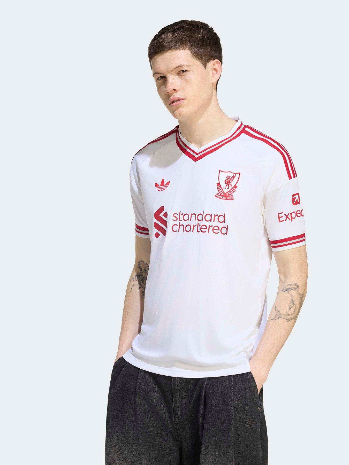 adidas Mens Liverpool Fc 26/27 Away Replica Football Shirt - White