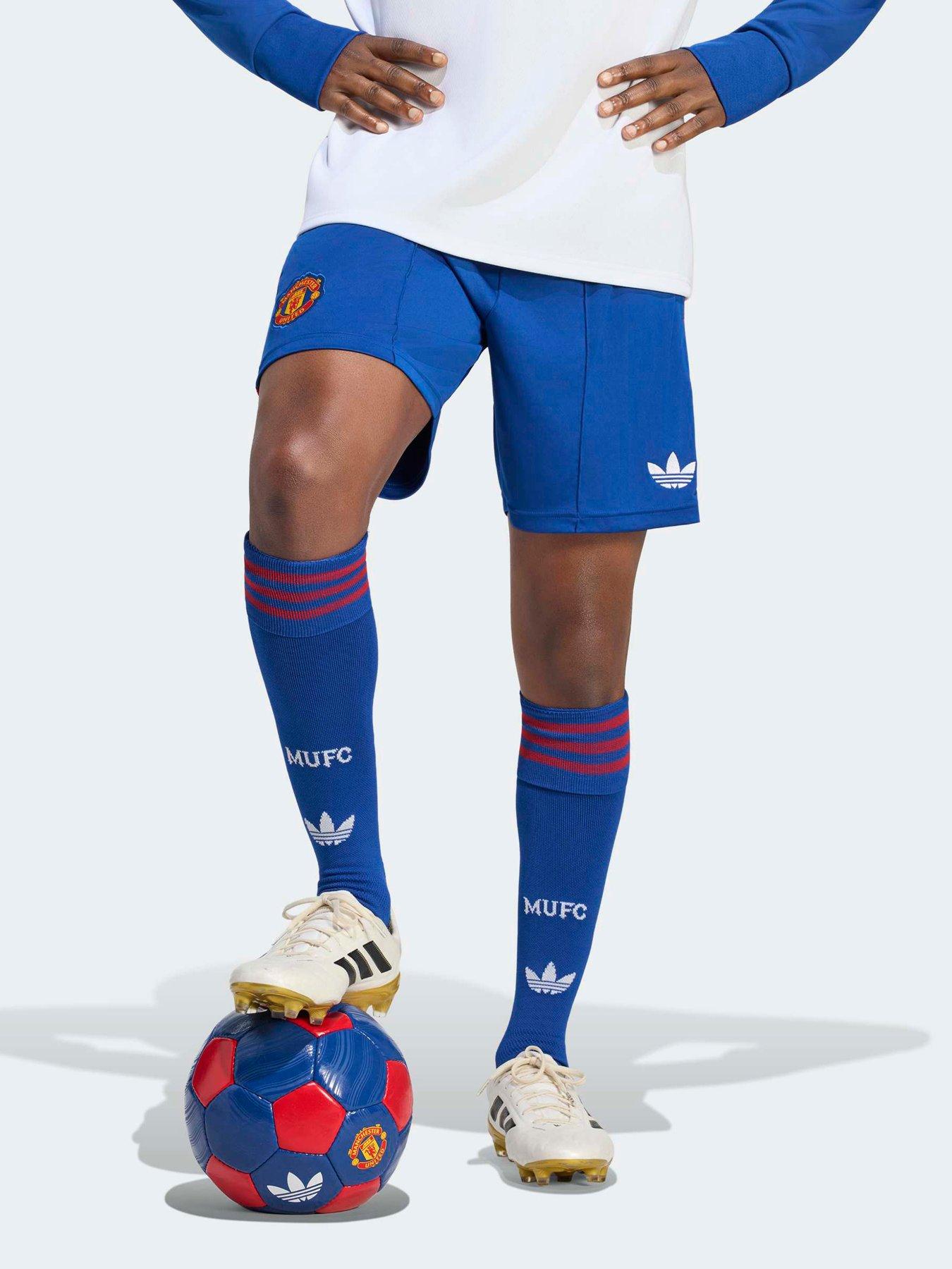 adidas Mens Manchester United 26/27 Away Shorts - Blue