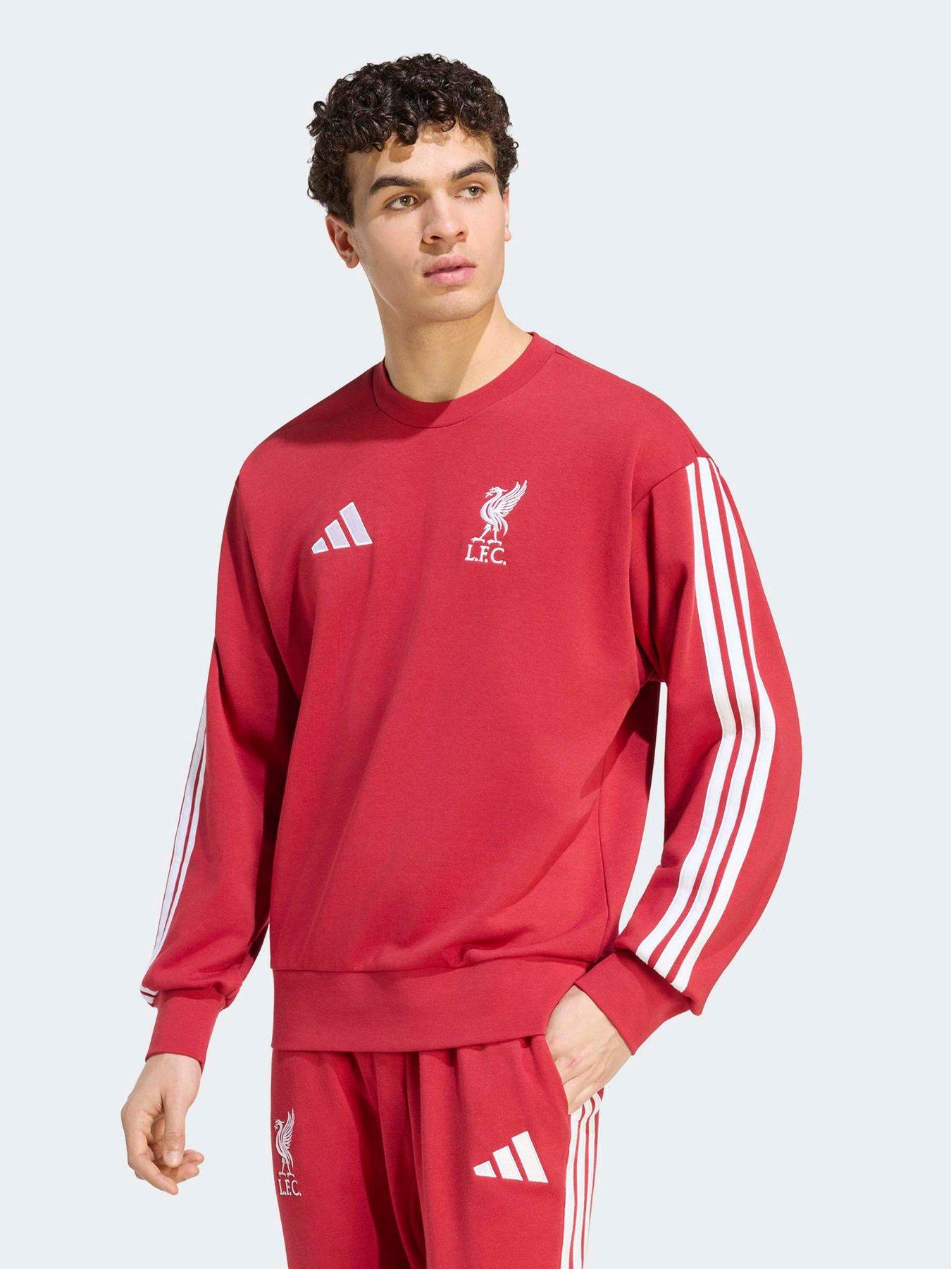 adidas Mens Liverpool FC DNA Sweatshirt - Red