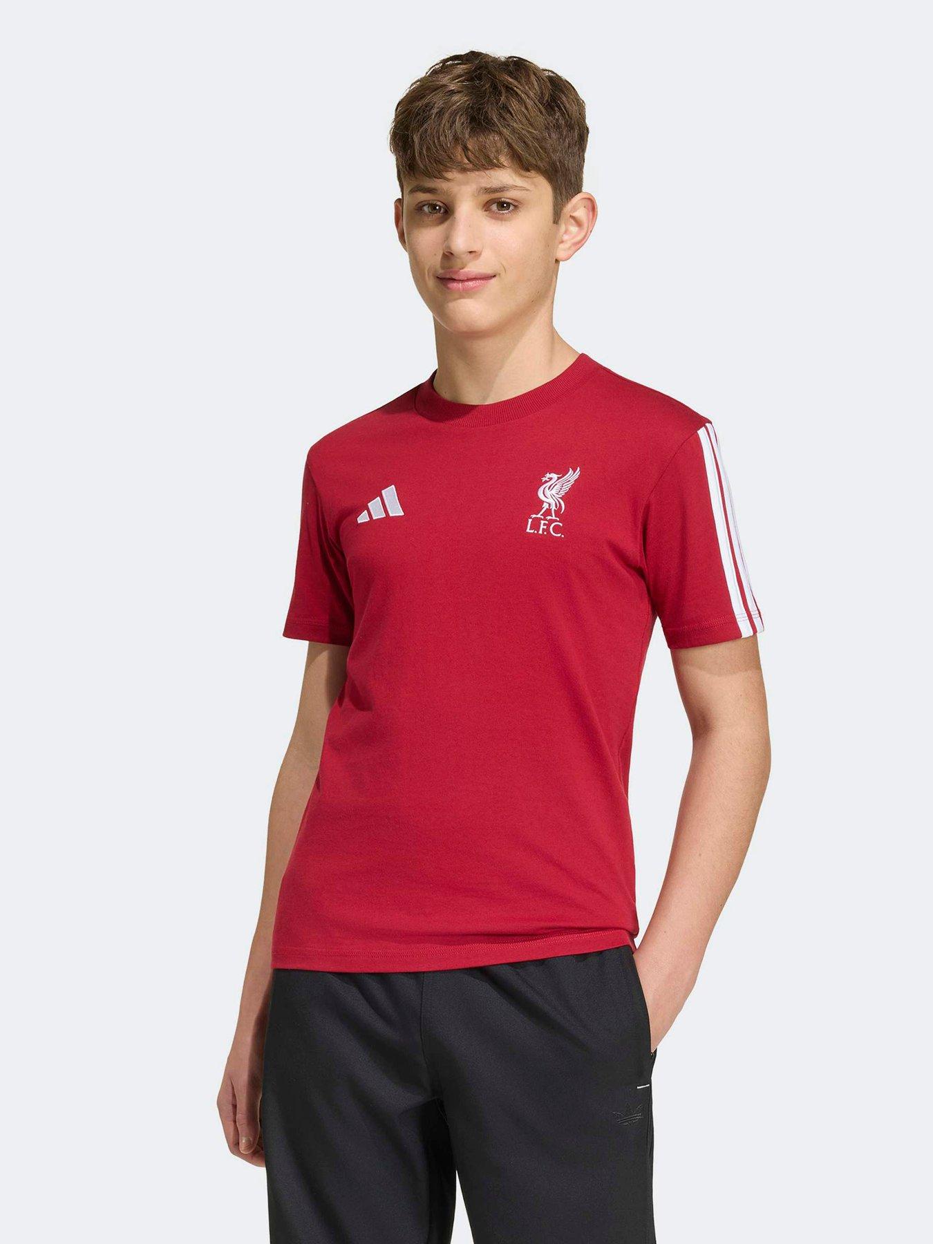 adidas Junior Liverpool FC DNA T-Shirt - Red