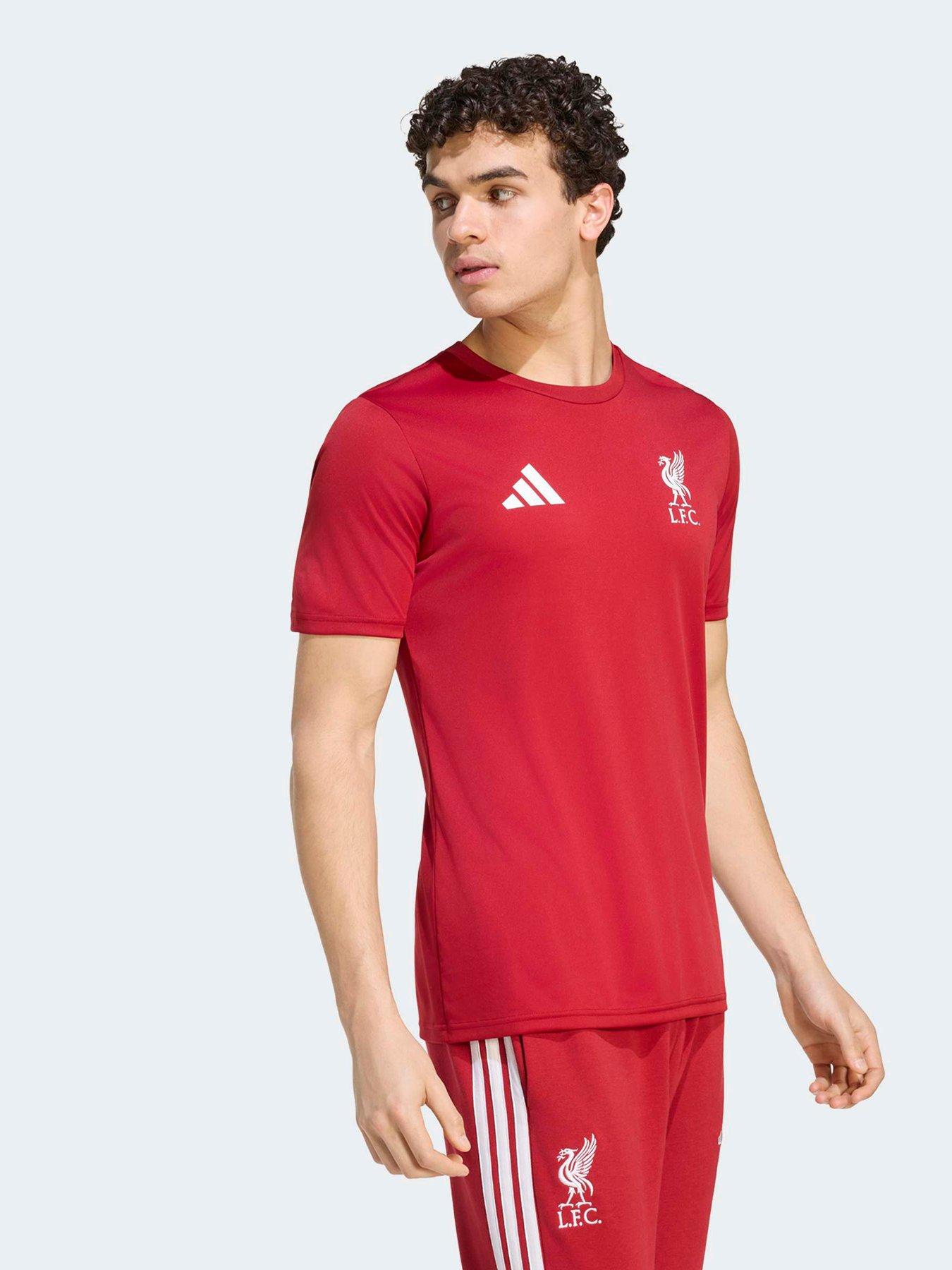 adidas Mens Liverpool Fc Pes T-Shirt - Red