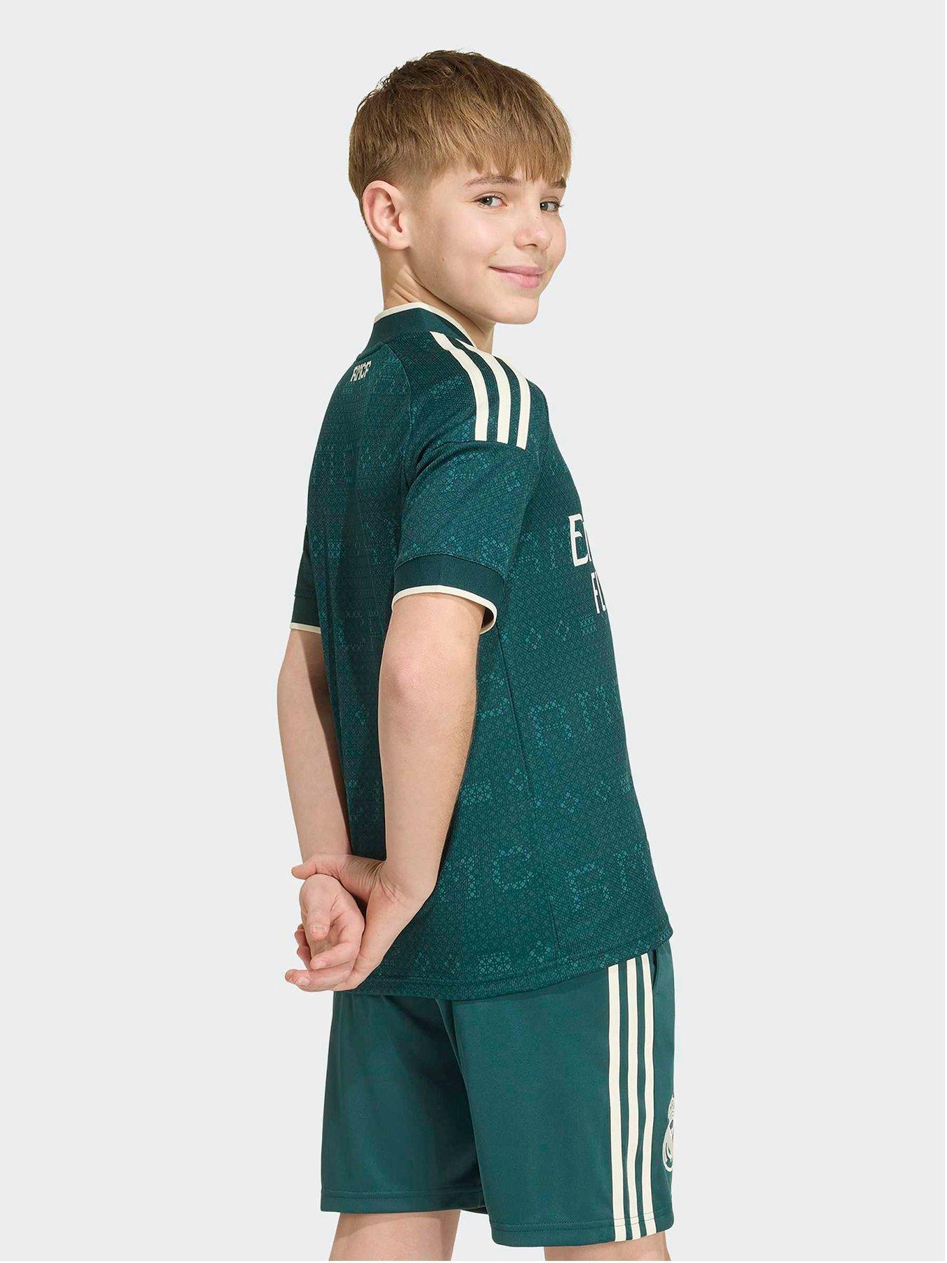 Image 3 of 5 of adidas Junior Real Madrid 26/27 Away Stadium Replica Shirt - Green