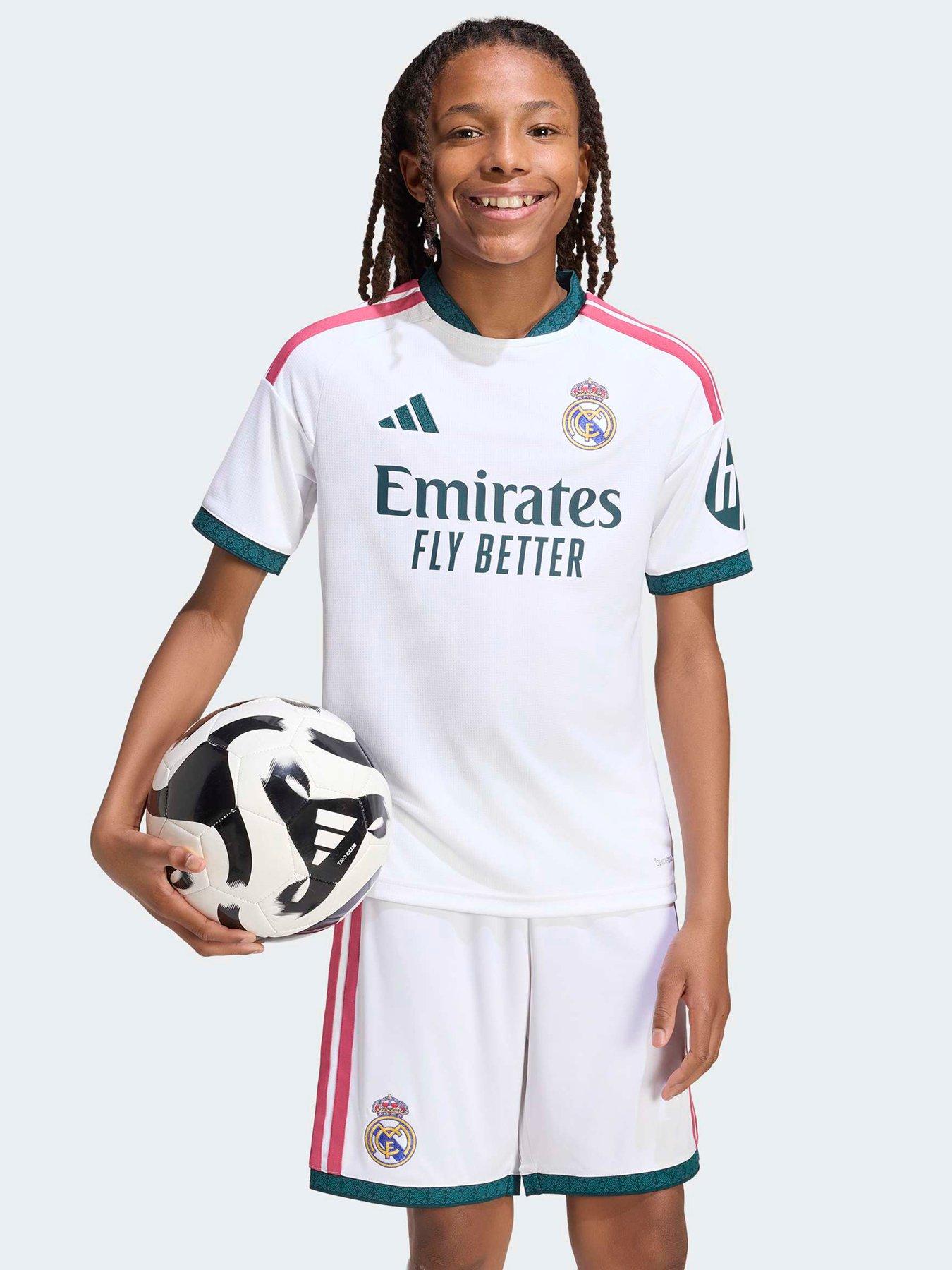 adidas Junior Real Madrid 26/27 Home Stadium Replica Shirt - White