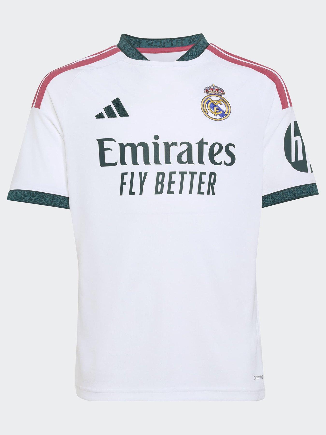 Image 2 of 6 of adidas Junior Real Madrid 26/27 Home Stadium Replica Shirt - White