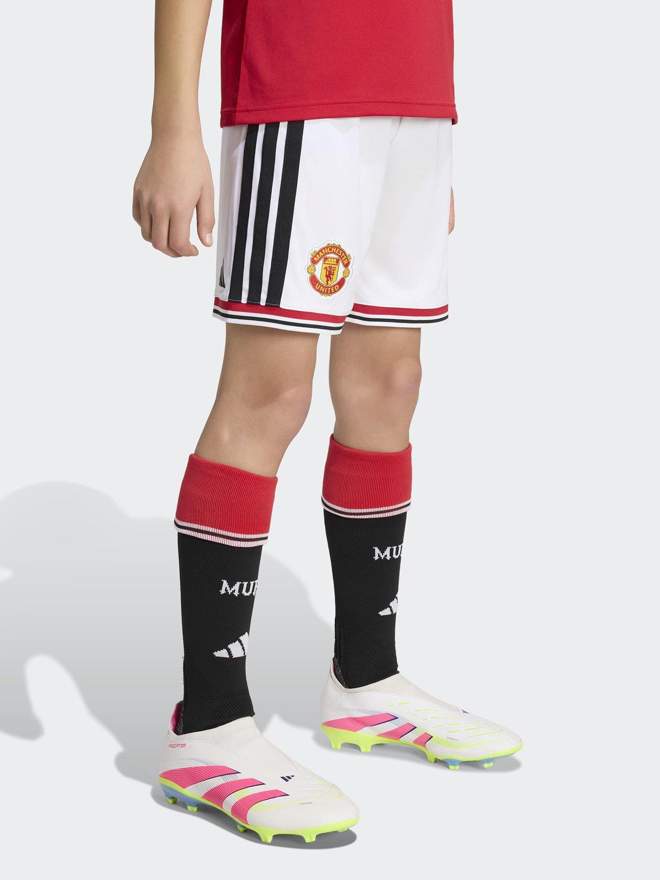 adidas Junior Manchester United 26/27 Home Shorts - White