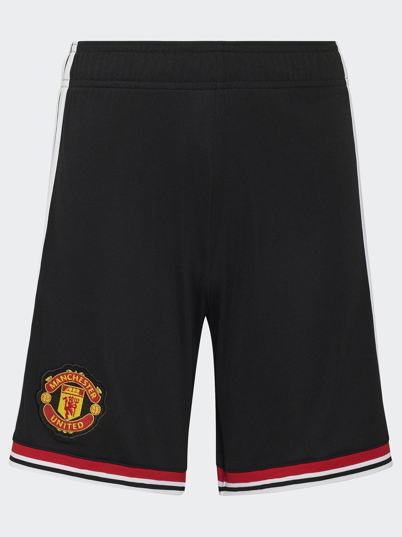 Image 2 of 6 of adidas Junior Manchester United 26/27 Alternate Home Shorts - Black