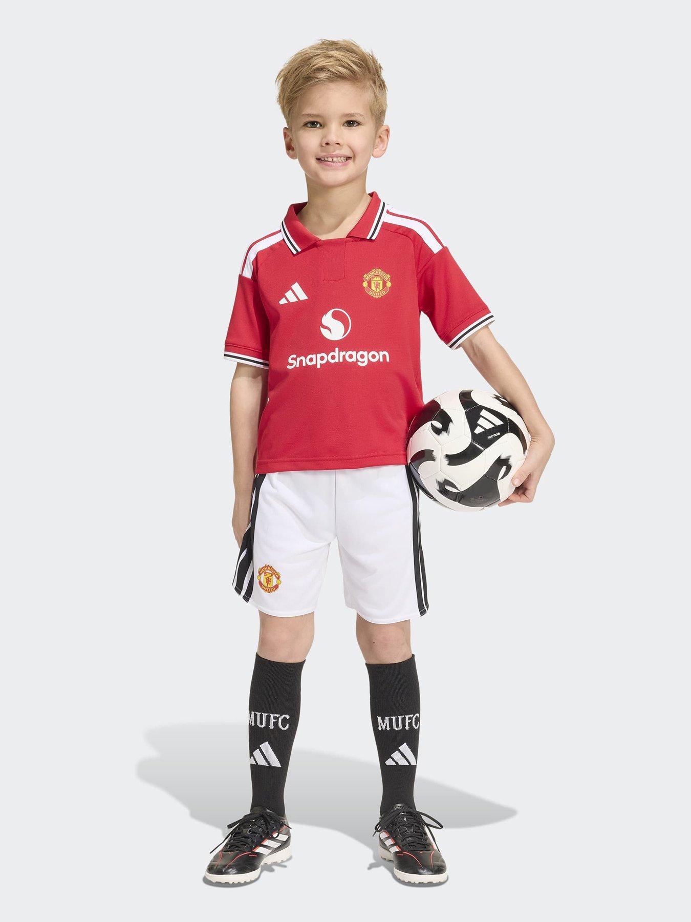 adidas Junior Manchester United 26/27 Home Mini Kit - Red