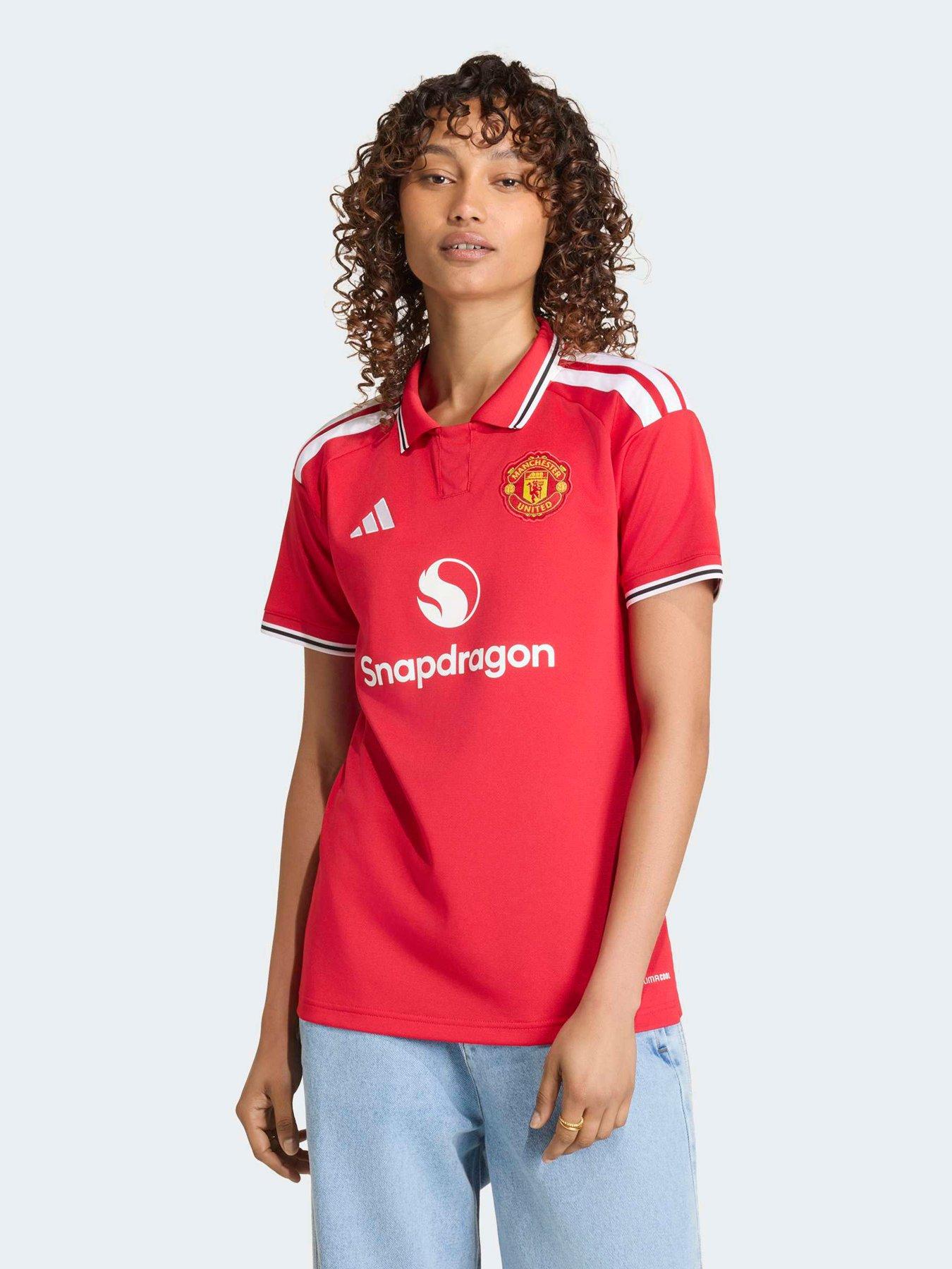 adidas Womens Manchester United 26/27 Home Stadium Replica Shirt - Red
