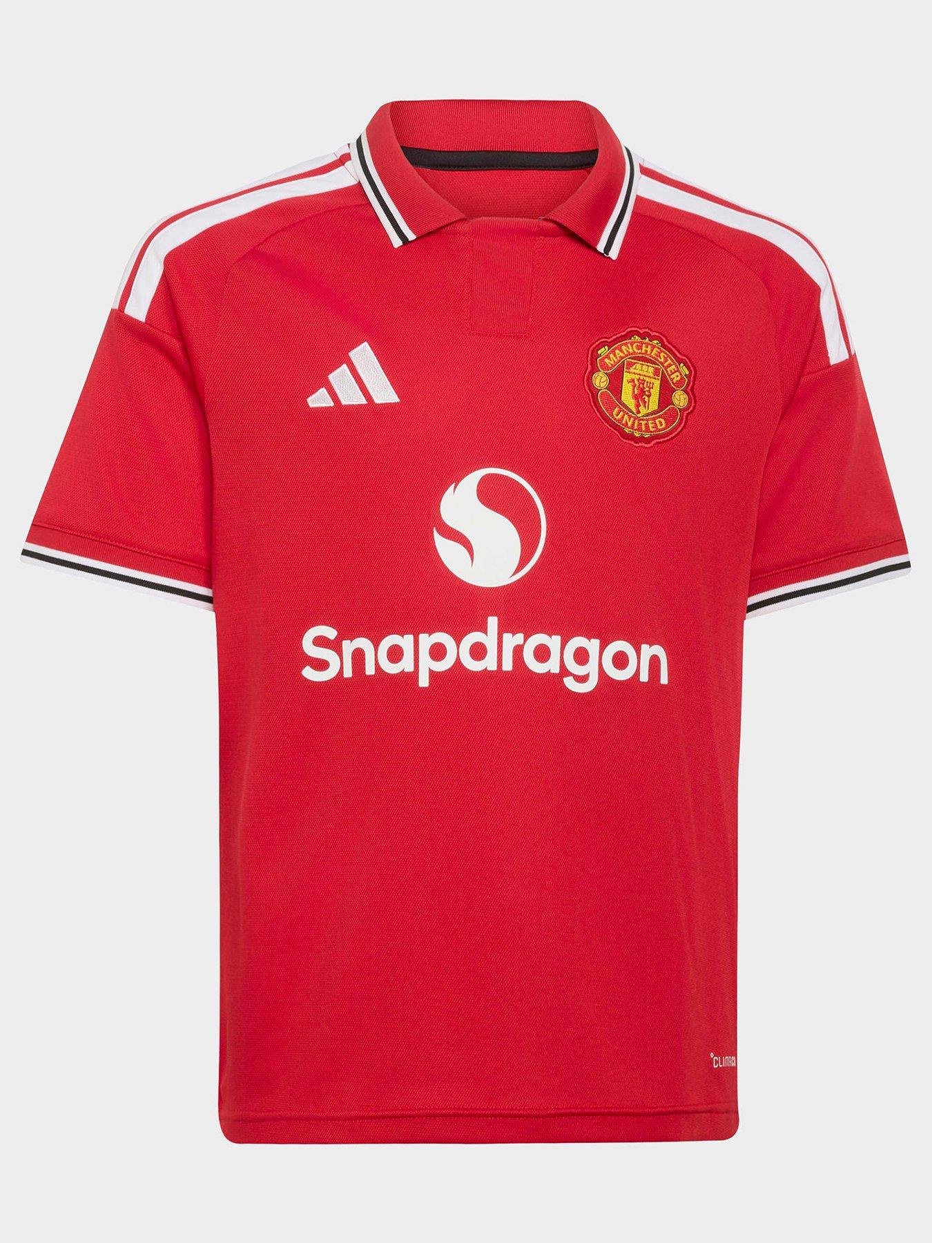 Image 2 of 6 of adidas Junior Manchester United 26/27 Home Stadium Replica Shirt - Red