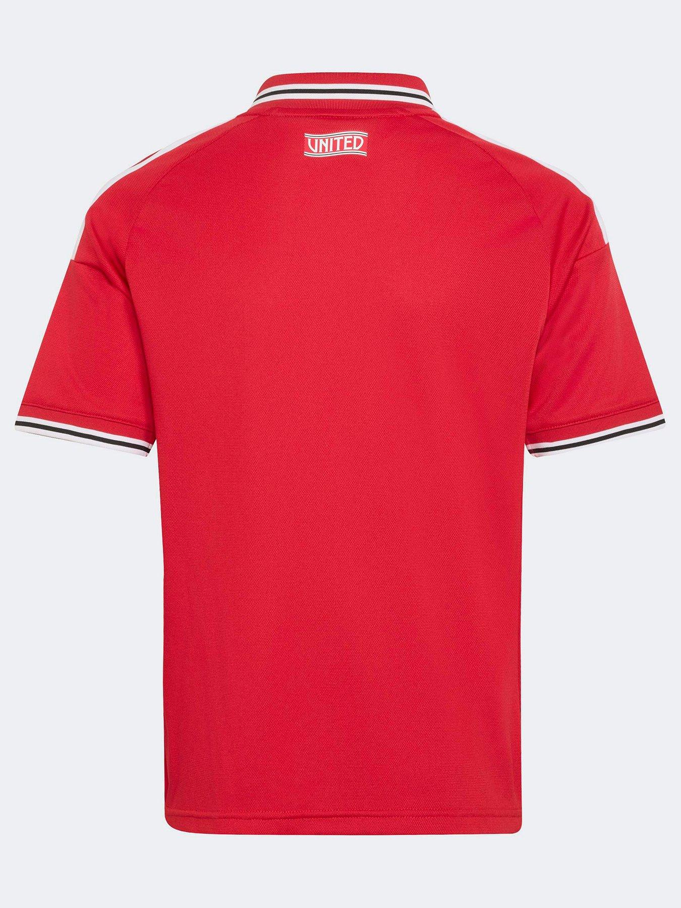 Image 3 of 6 of adidas Junior Manchester United 26/27 Home Stadium Replica Shirt - Red