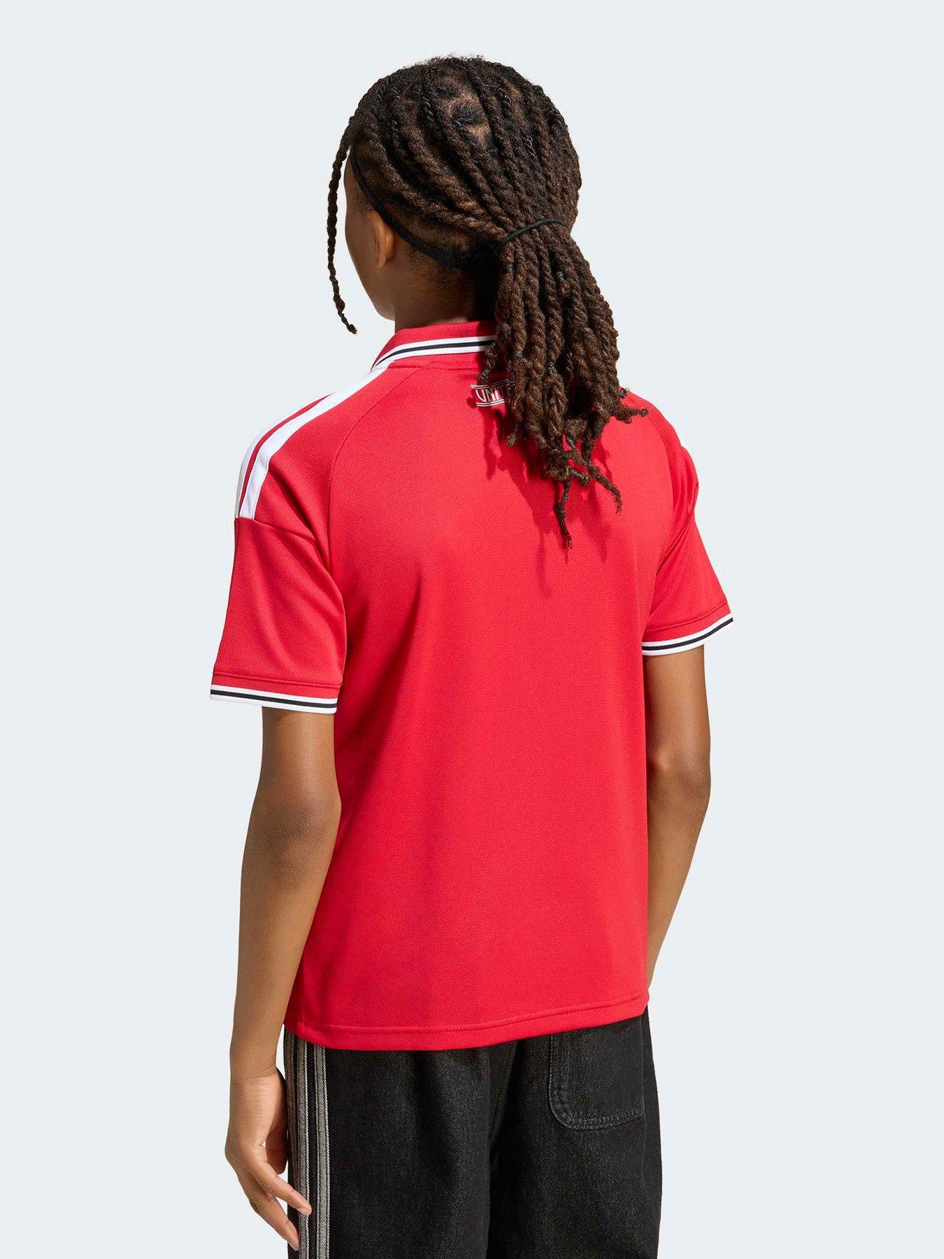 Image 4 of 6 of adidas Junior Manchester United 26/27 Home Stadium Replica Shirt - Red