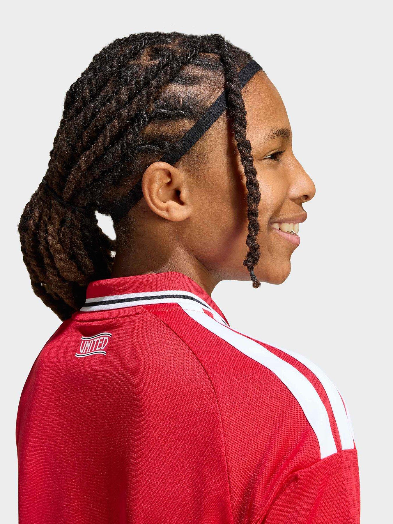 Image 5 of 6 of adidas Junior Manchester United 26/27 Home Stadium Replica Shirt - Red