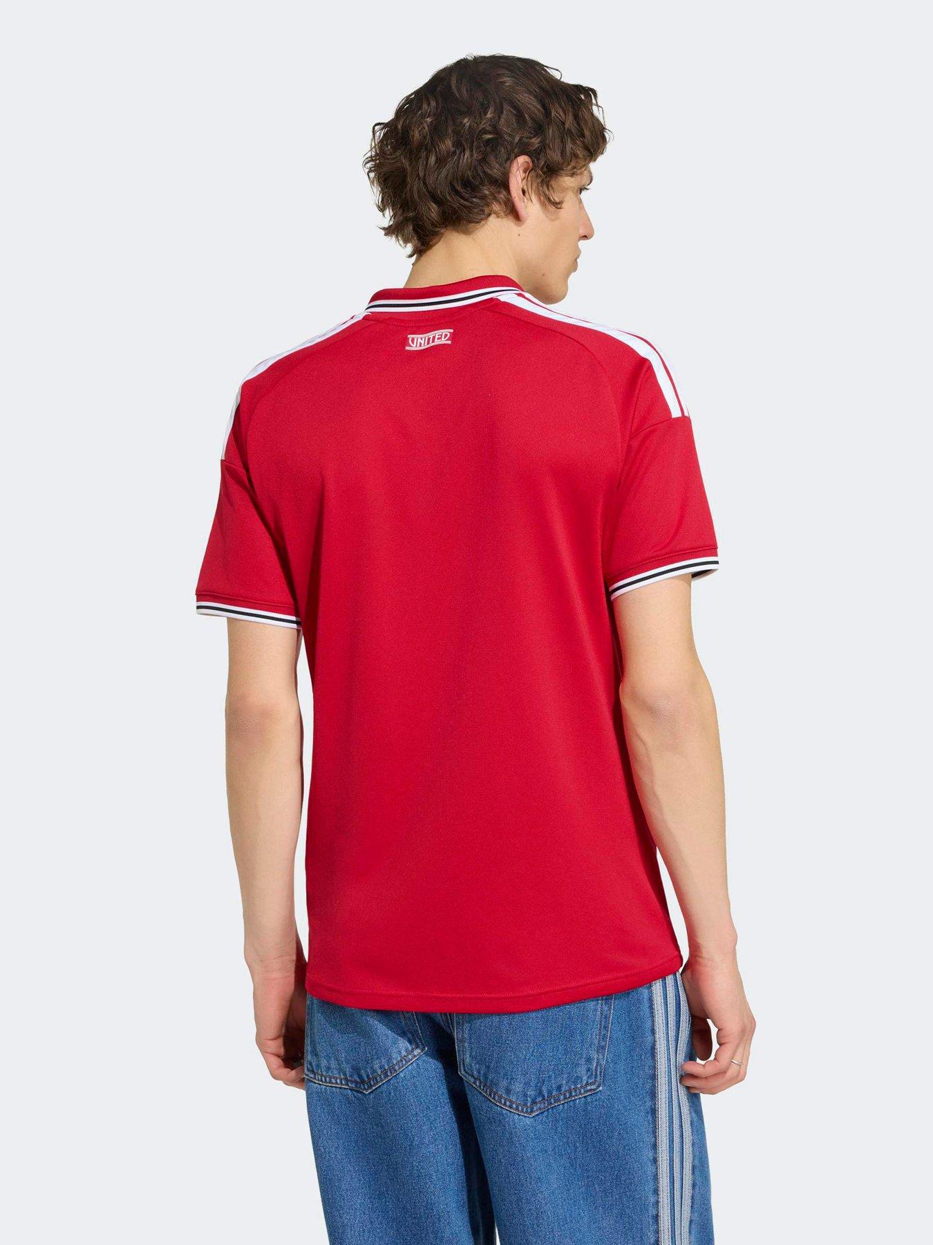 Image 2 of 5 of adidas Mens Manchester United 26/27 Home Stadium Replica Shirt - Red