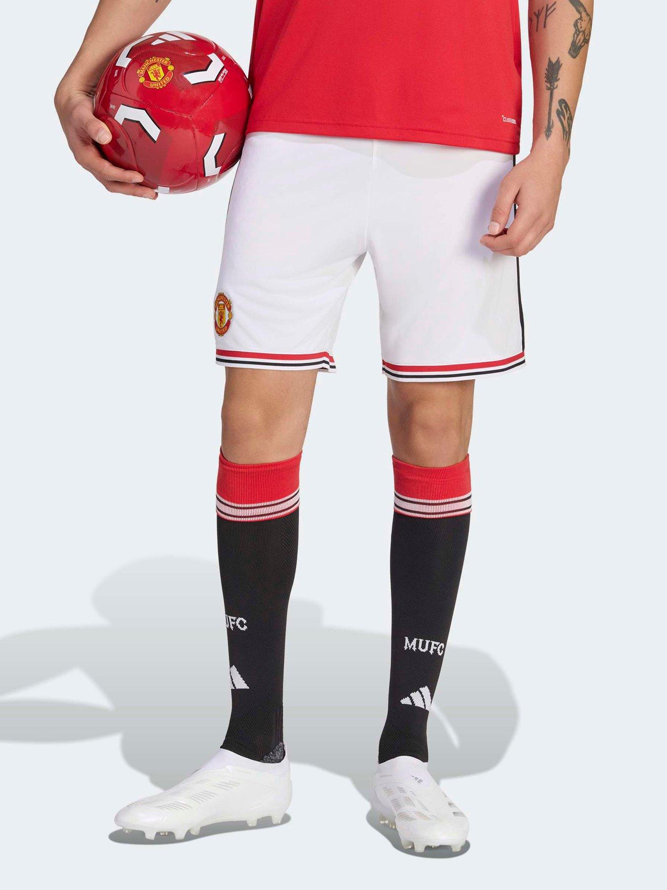 adidas Mens Manchester United 26/27 Home Shorts - White