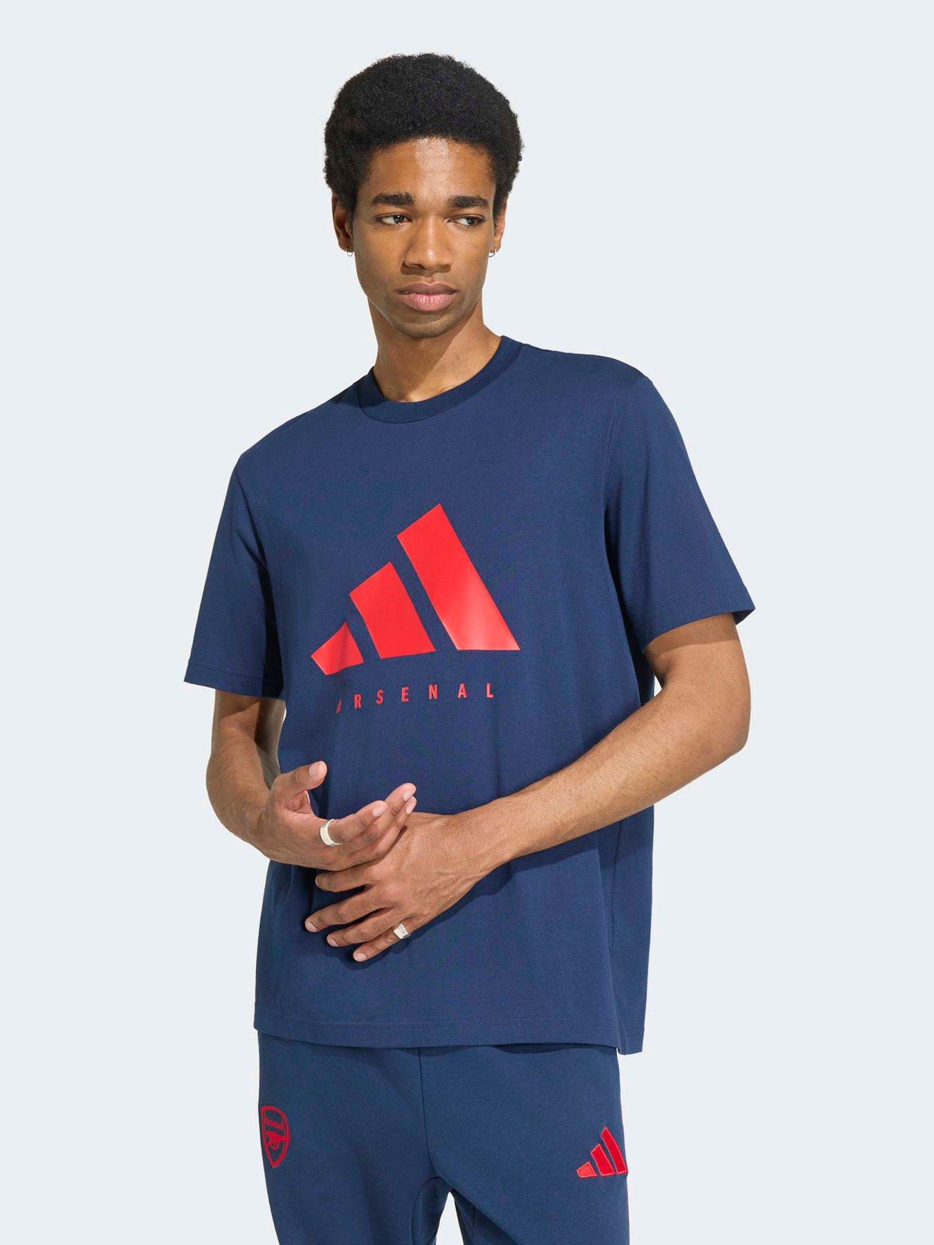 adidas Mens Arsenal FC DNA Graphic T-Shirt - Navy