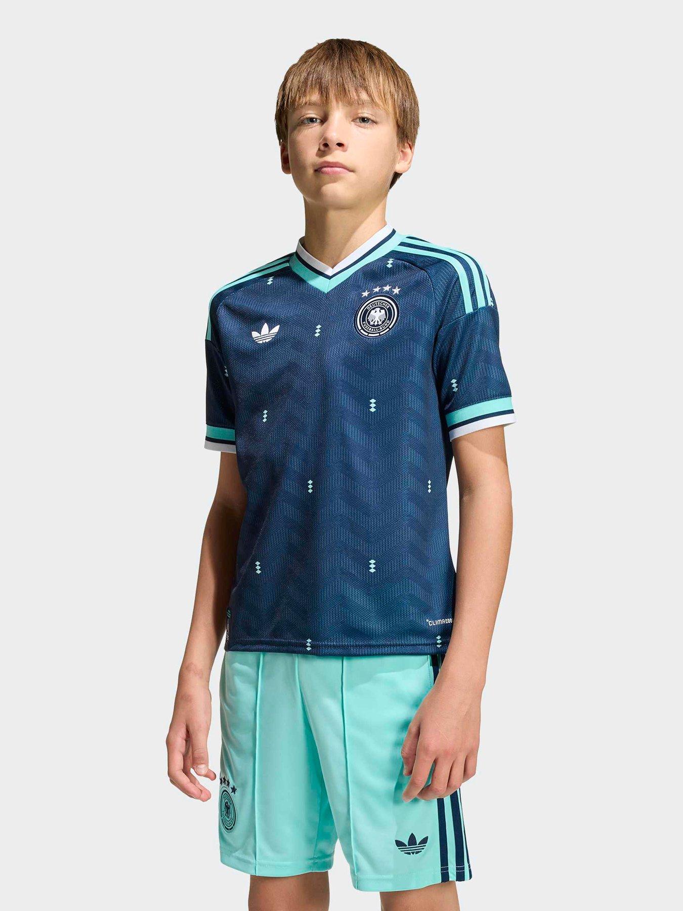 adidas Junior Germany 26 Away Replica Football Shirt - Navy