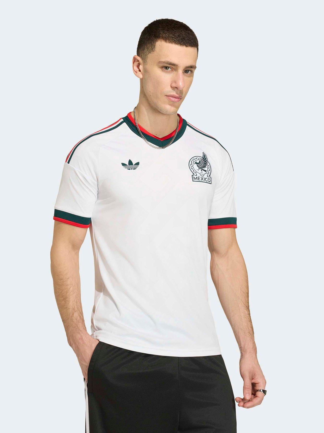adidas Mens Mexico 26 Away Replica Football Shirt - White
