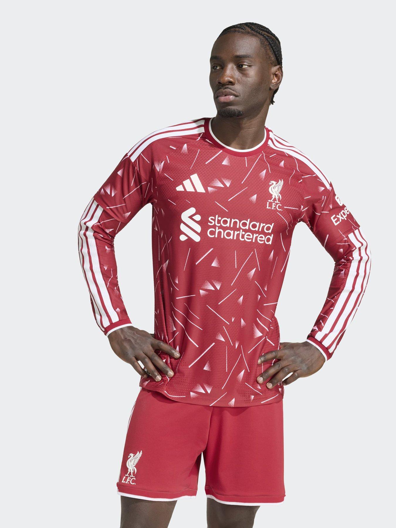 adidas Liverpool FC 25/26 Long Sleeve Home Authentic Jersey