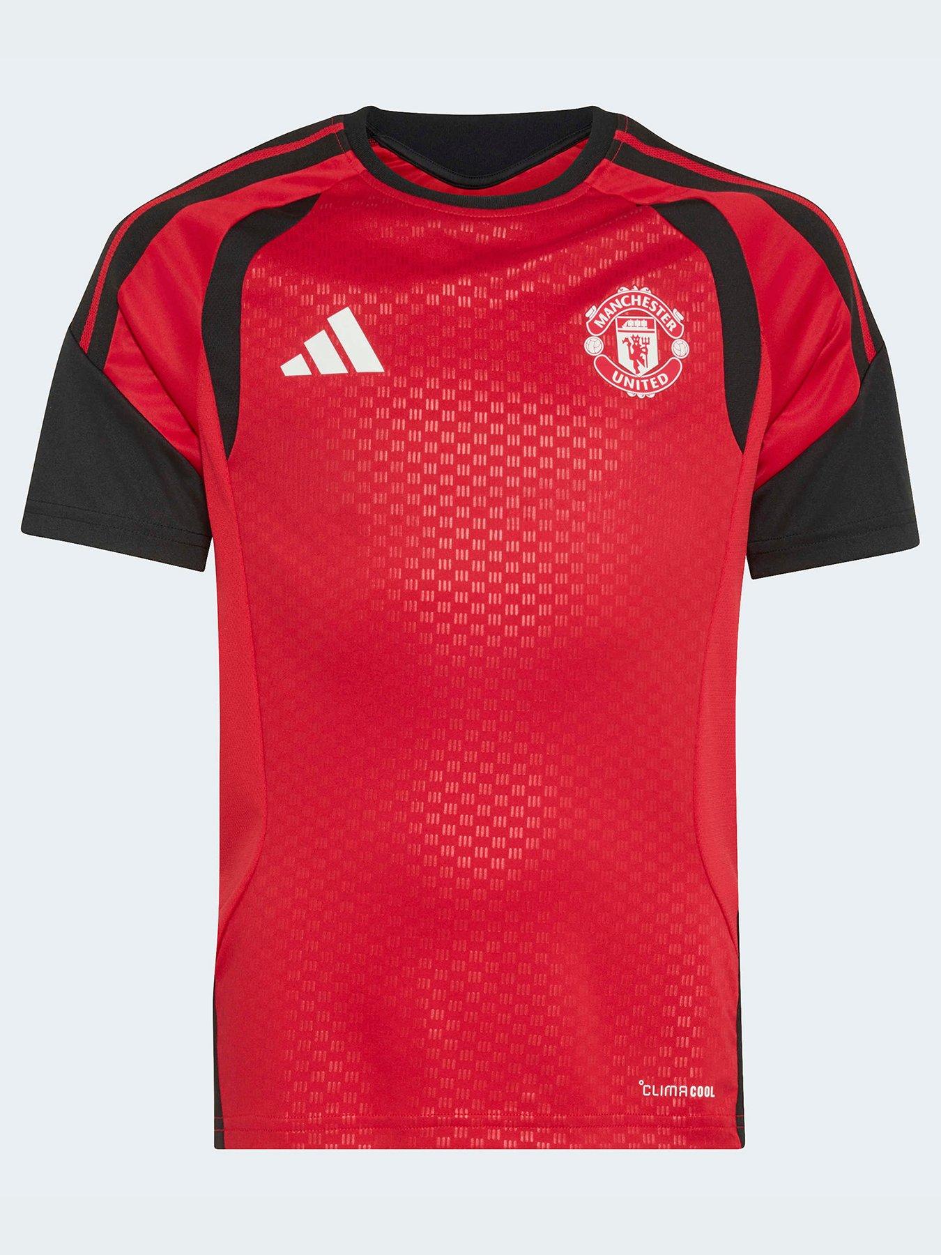 adidas Junior Manchester United 26/27 Training Stadium Replica Shirt - Red