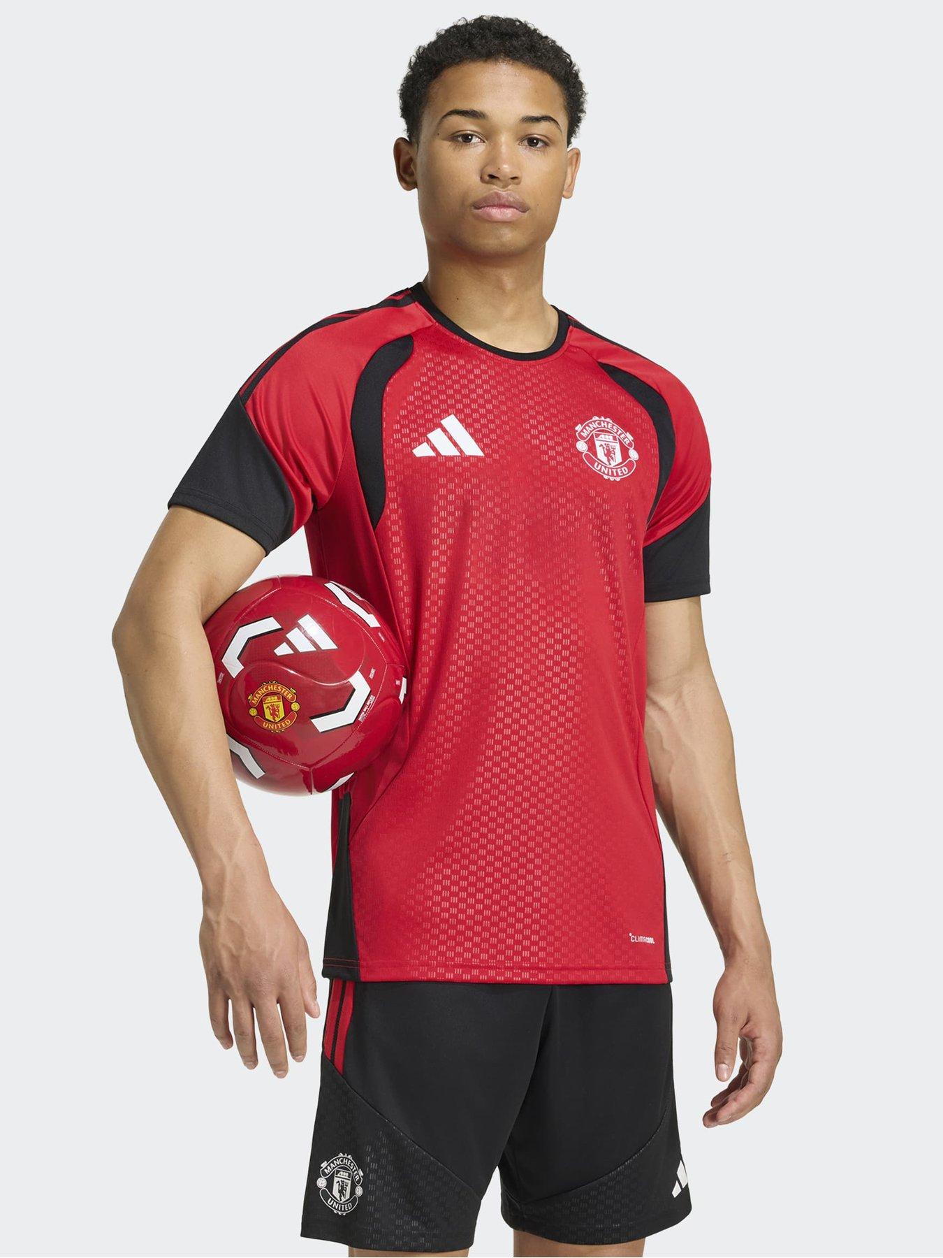 adidas Mens Manchester United 26/27 Training Stadium Replica Shirt - Red