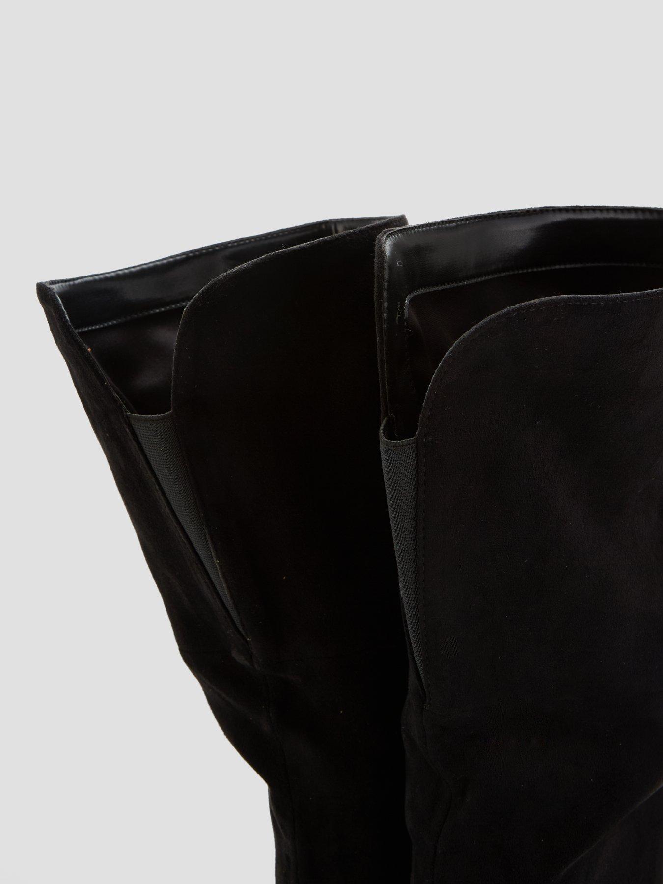 Image 6 of 7 of The Very Collection Over Knee Heeled Boot - Black